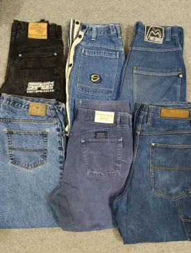 #134 Men Baggy Designer Jeans -16