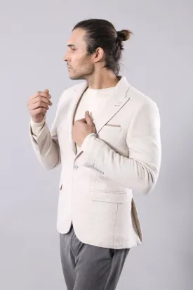 15497 Cream Blazer