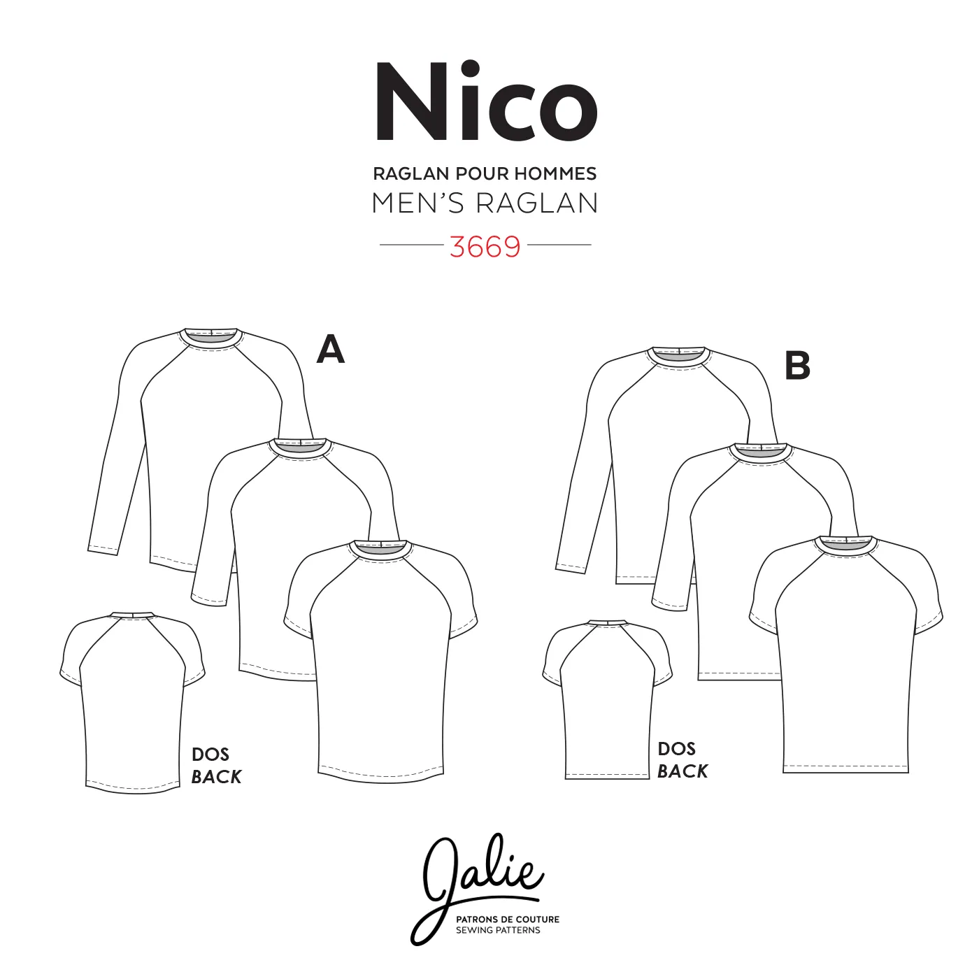3669 // NICO Raglan Tees