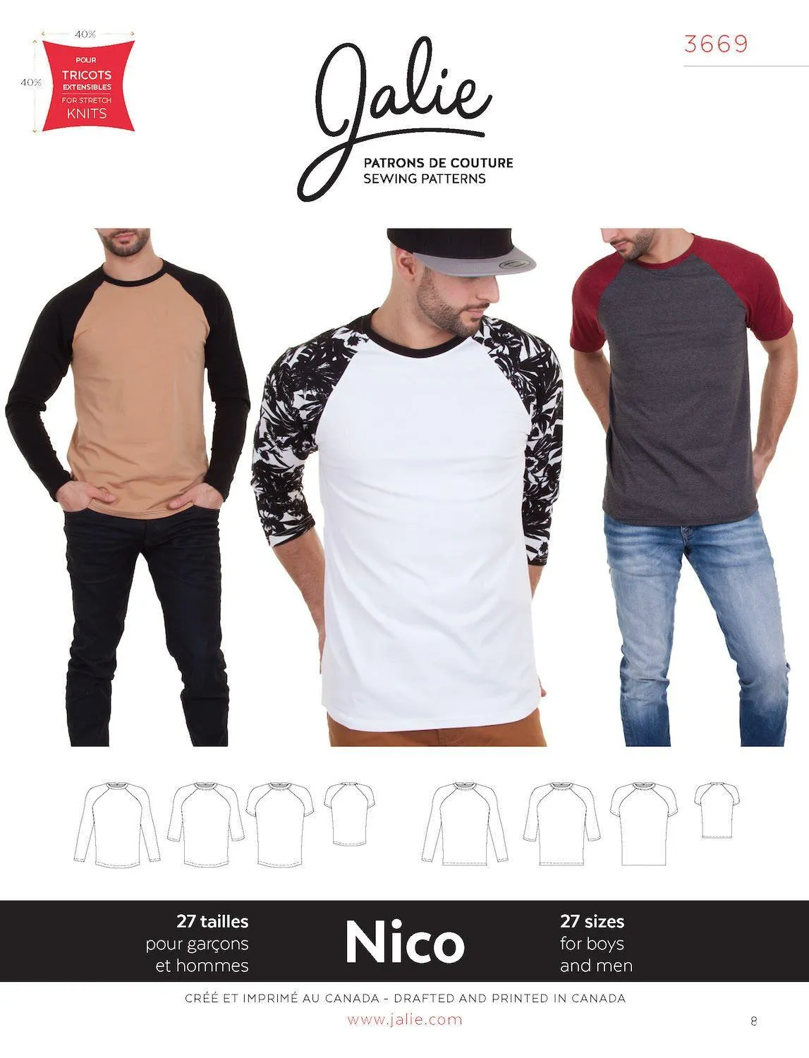 3669 // NICO Raglan Tees
