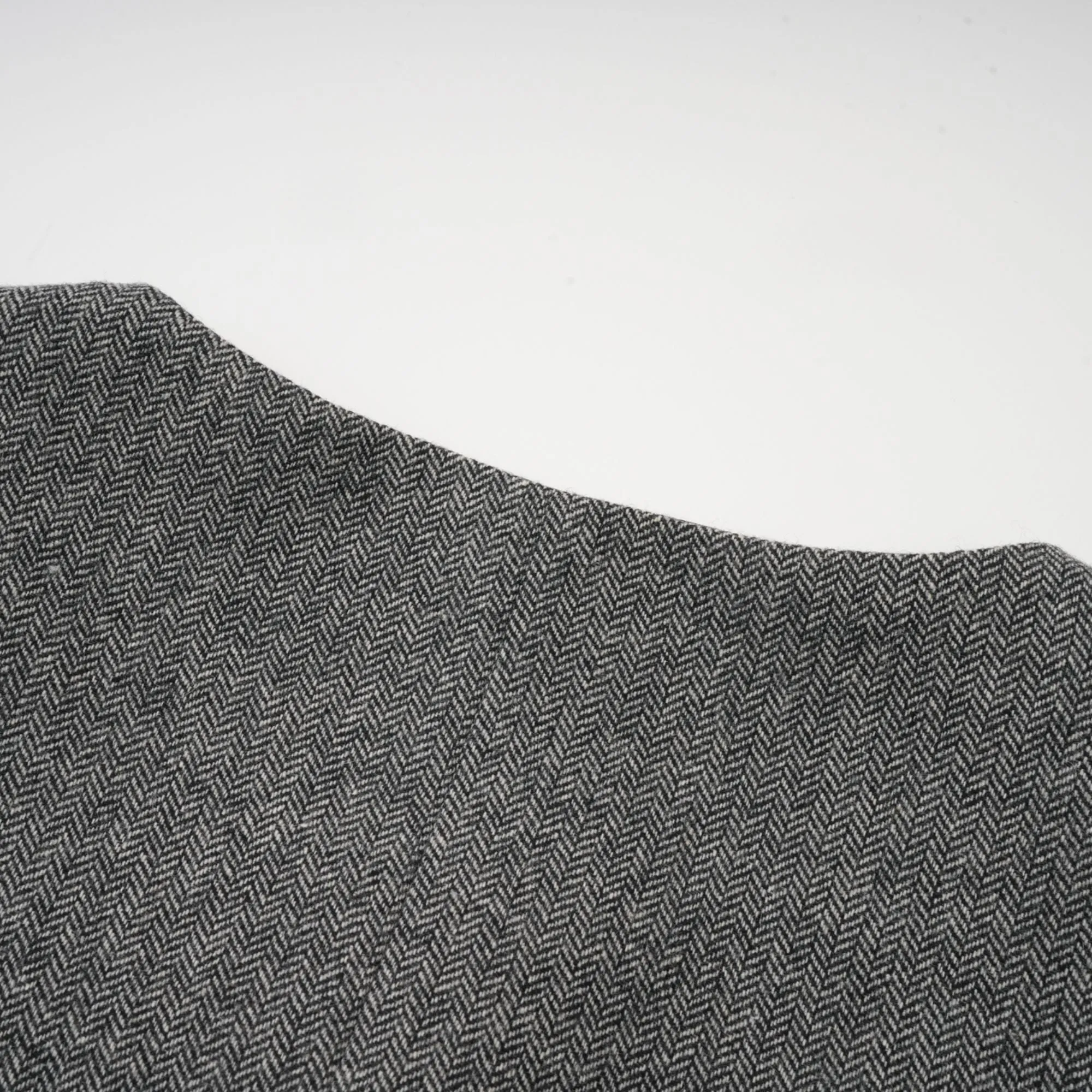 Agathe grey herringbone top & shorts matching set