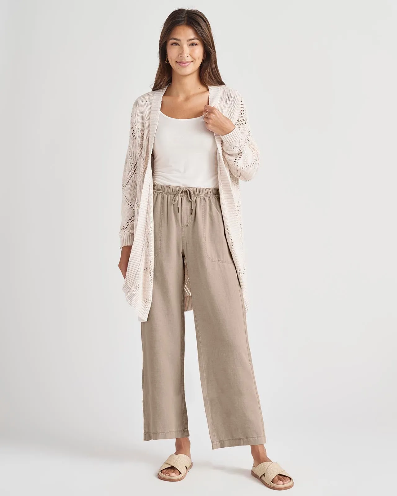 Angie Crop Wide Leg Pant