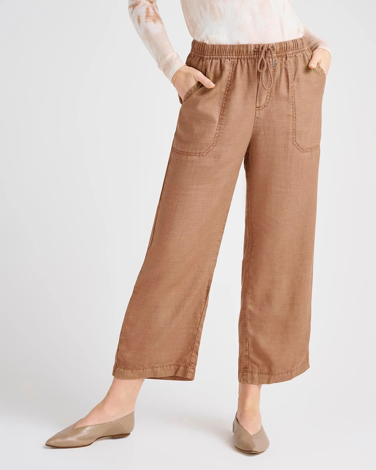 Angie Crop Wide Leg Pant
