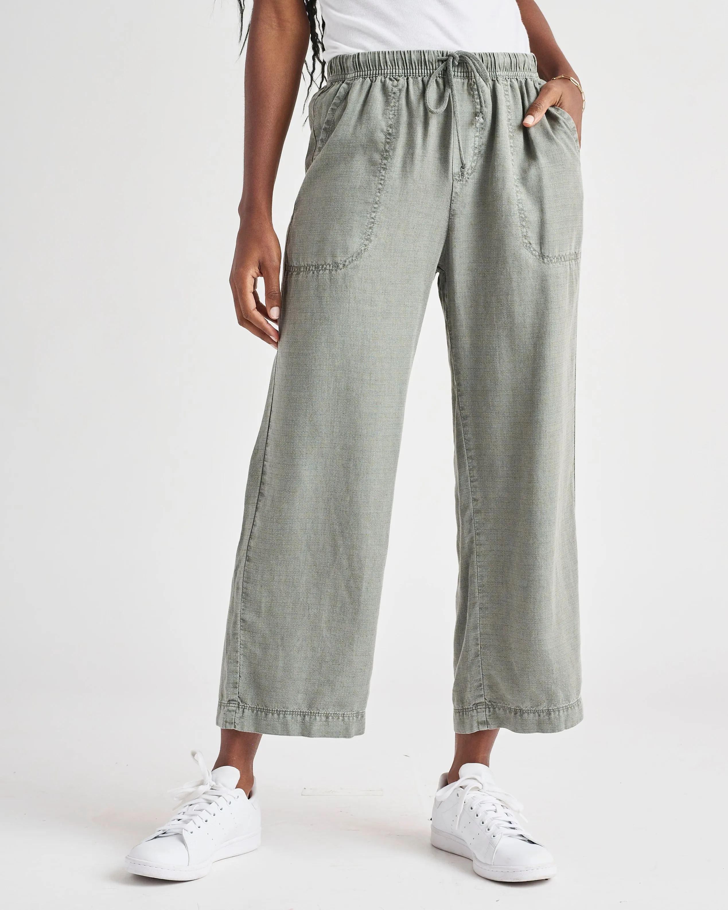 Angie Crop Wide Leg Pant
