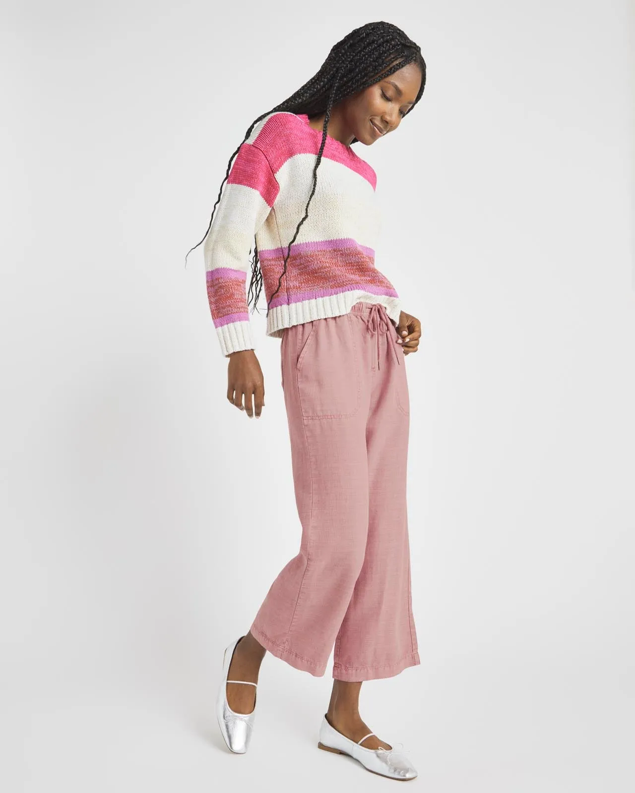 Angie Crop Wide Leg Pant