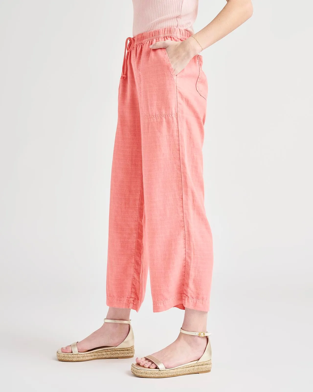 Angie Crop Wide Leg Pant