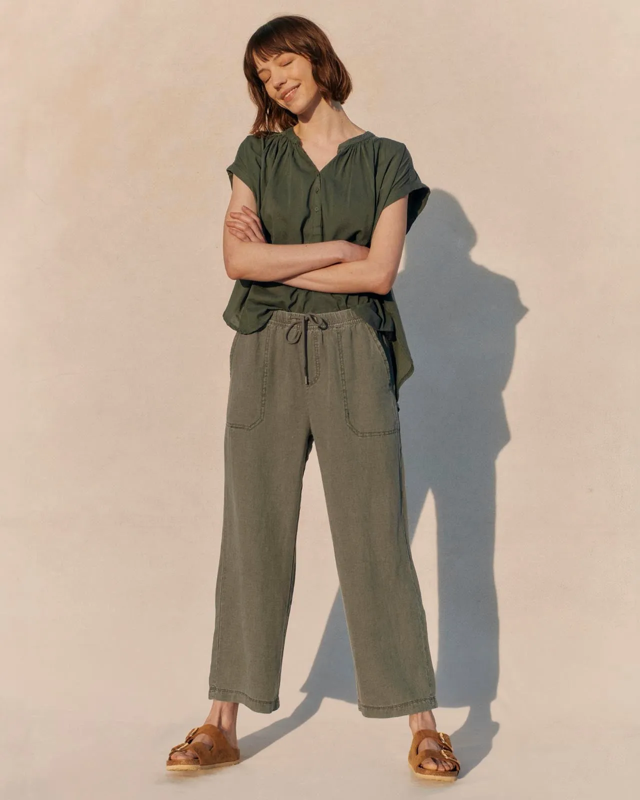 Angie Crop Wide Leg Pant