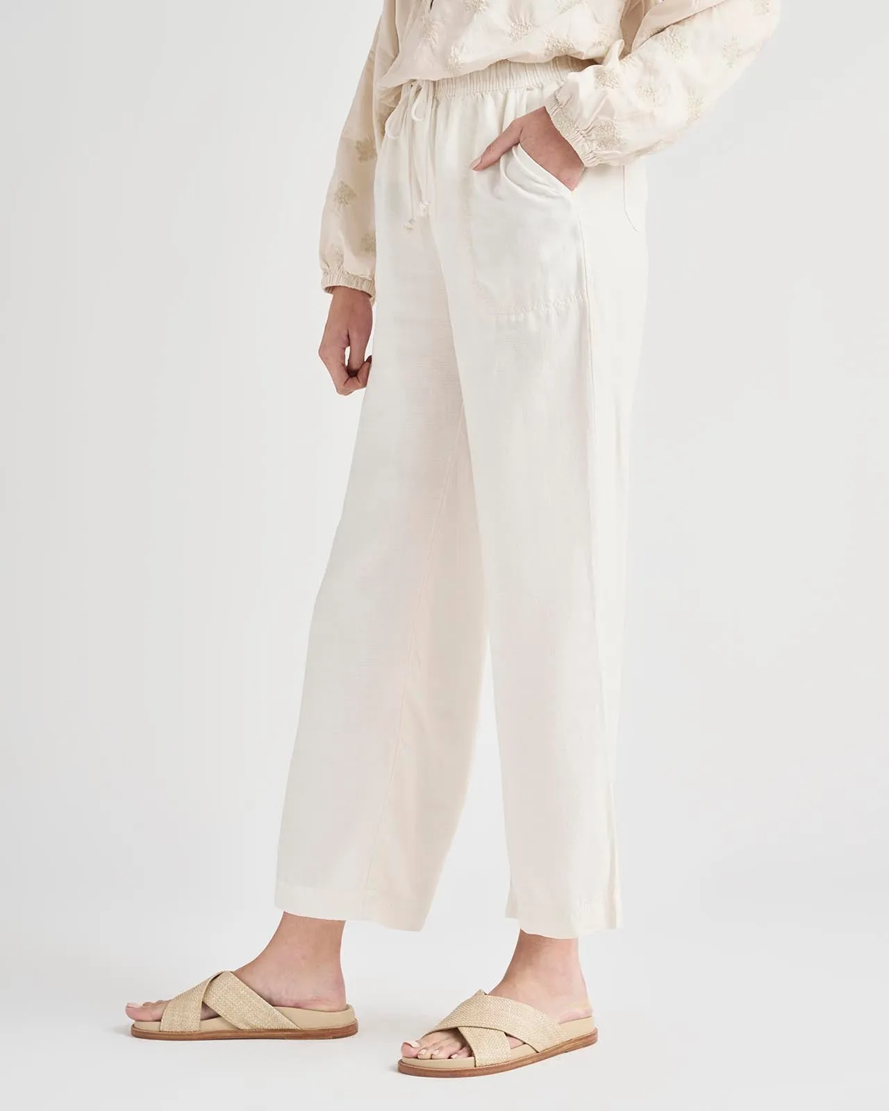 Angie Crop Wide Leg Pant