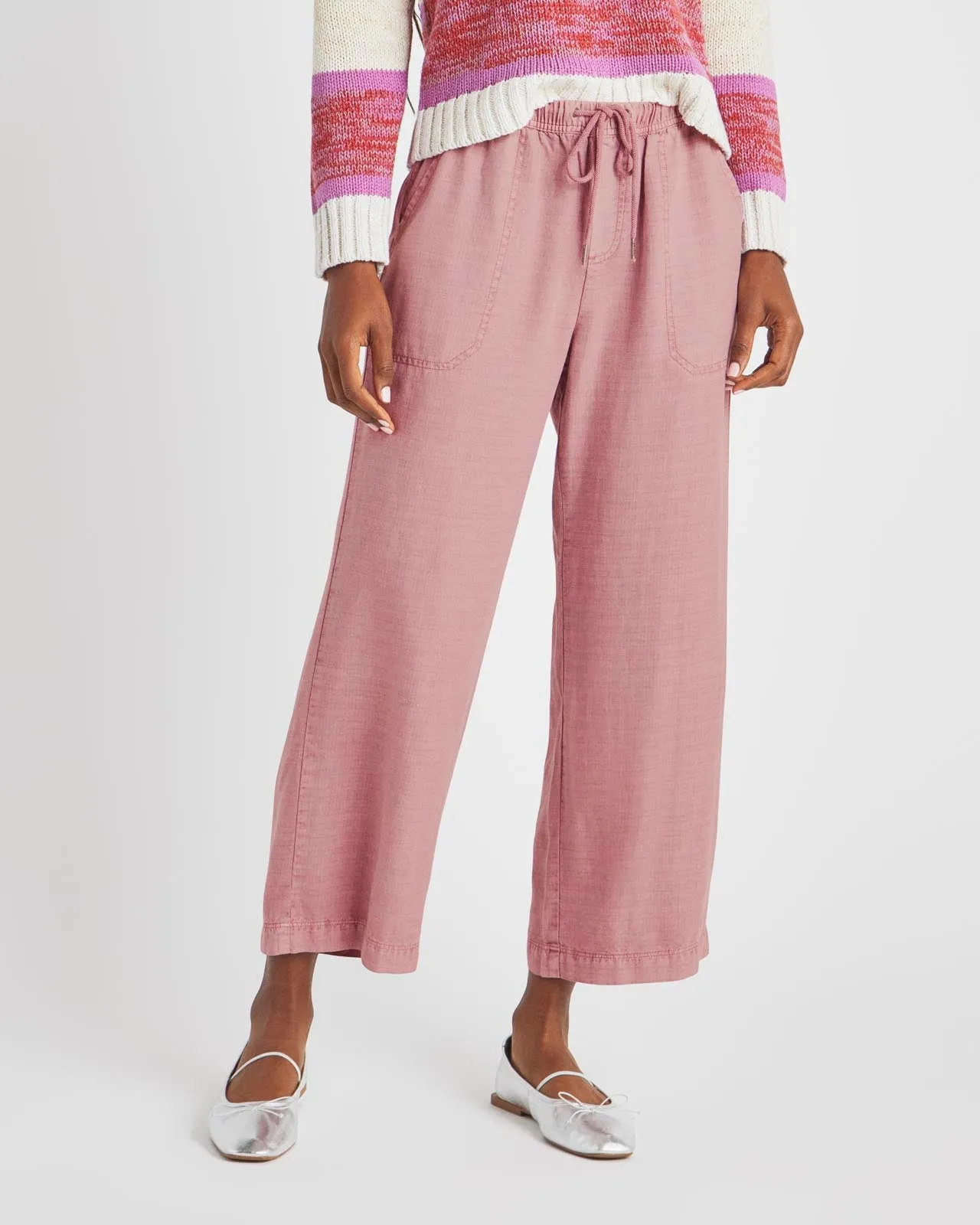 Angie Crop Wide Leg Pant