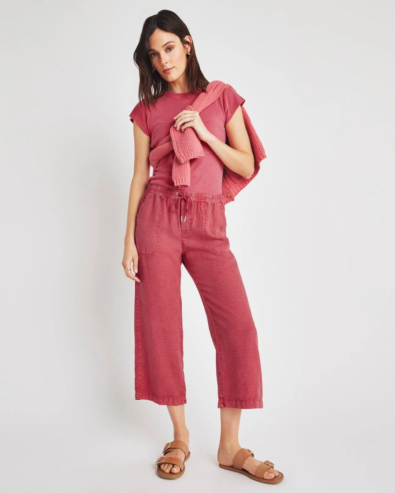 Angie Crop Wide Leg Pant