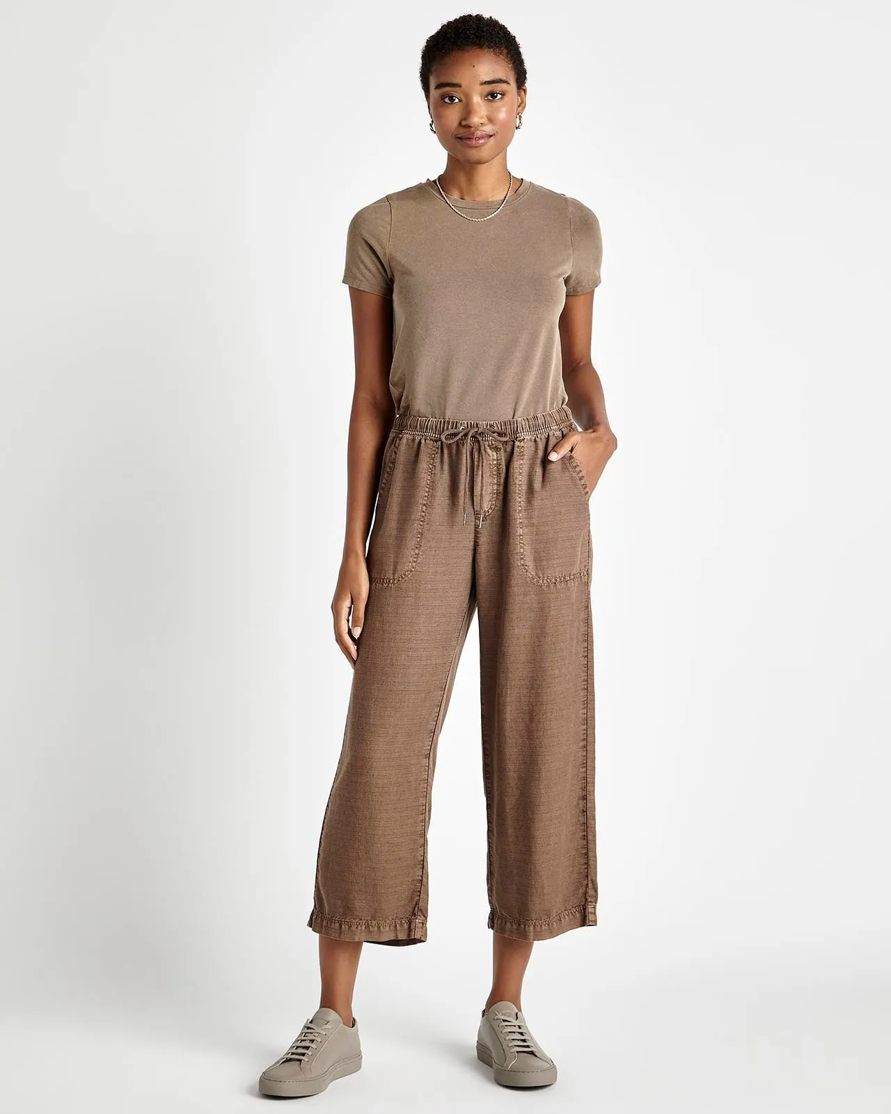 Angie Crop Wide Leg Pant