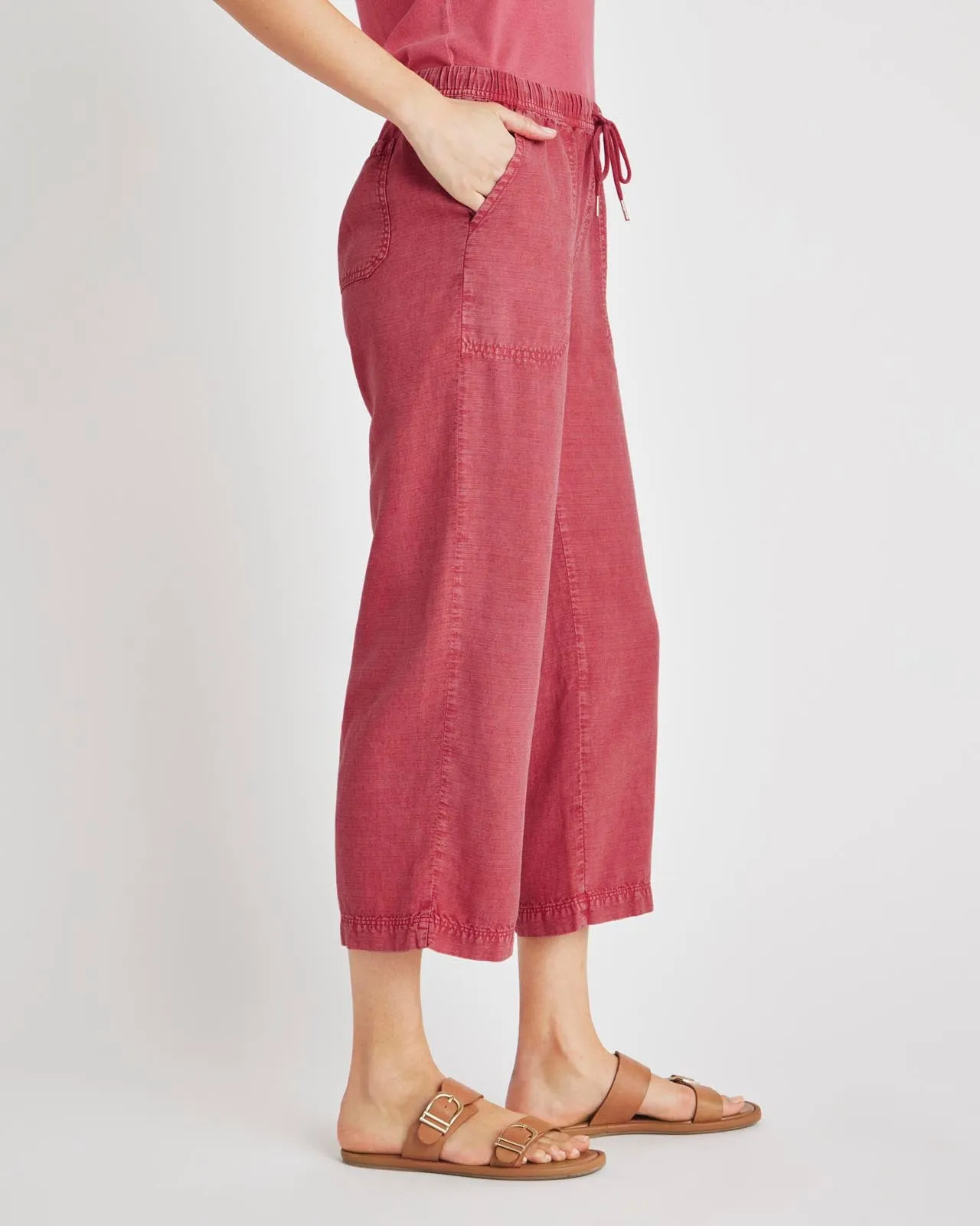 Angie Crop Wide Leg Pant