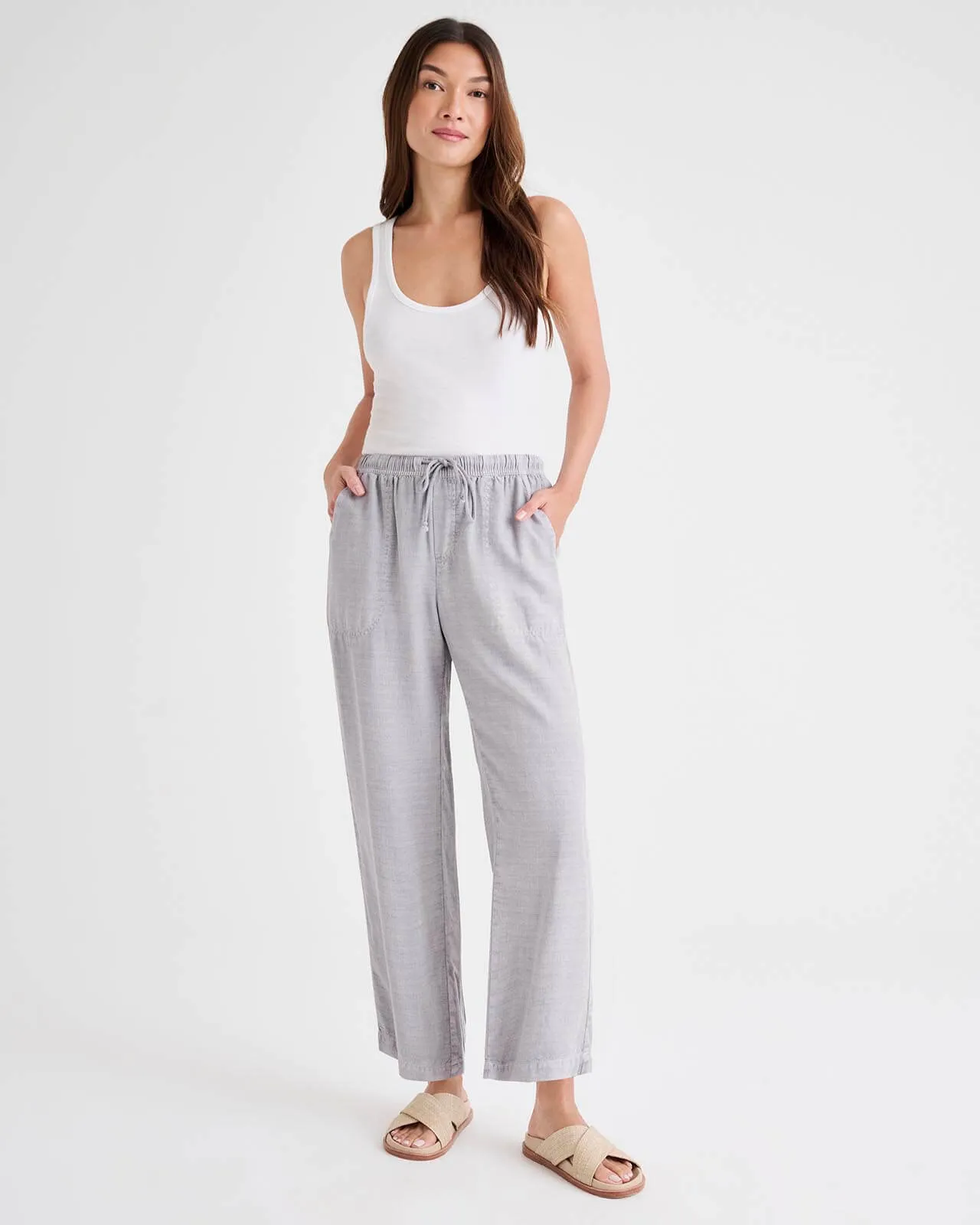 Angie Crop Wide Leg Pant