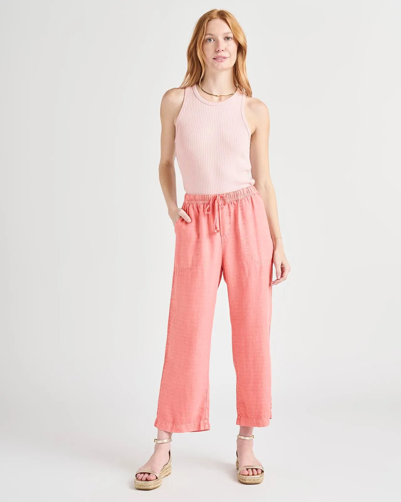 Angie Crop Wide Leg Pant