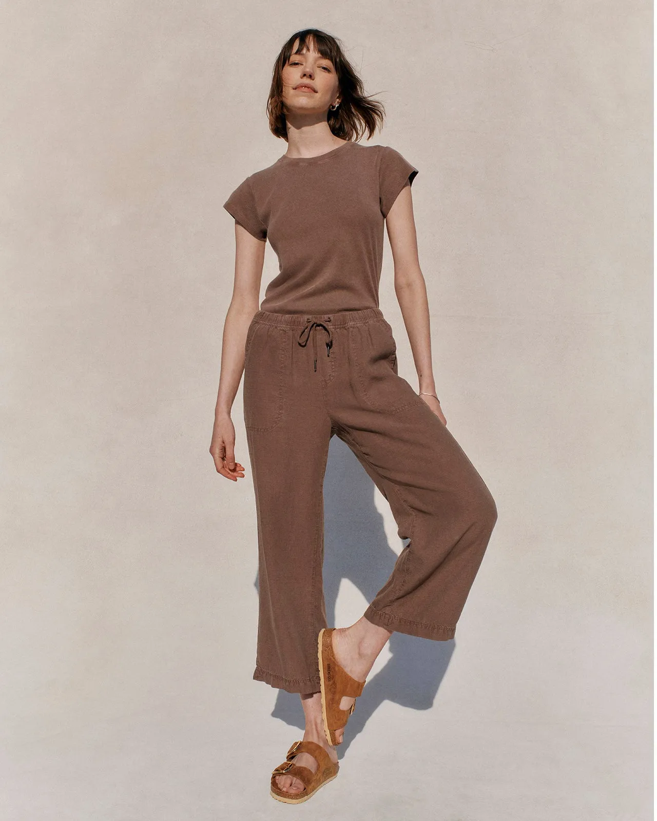 Angie Crop Wide Leg Pant