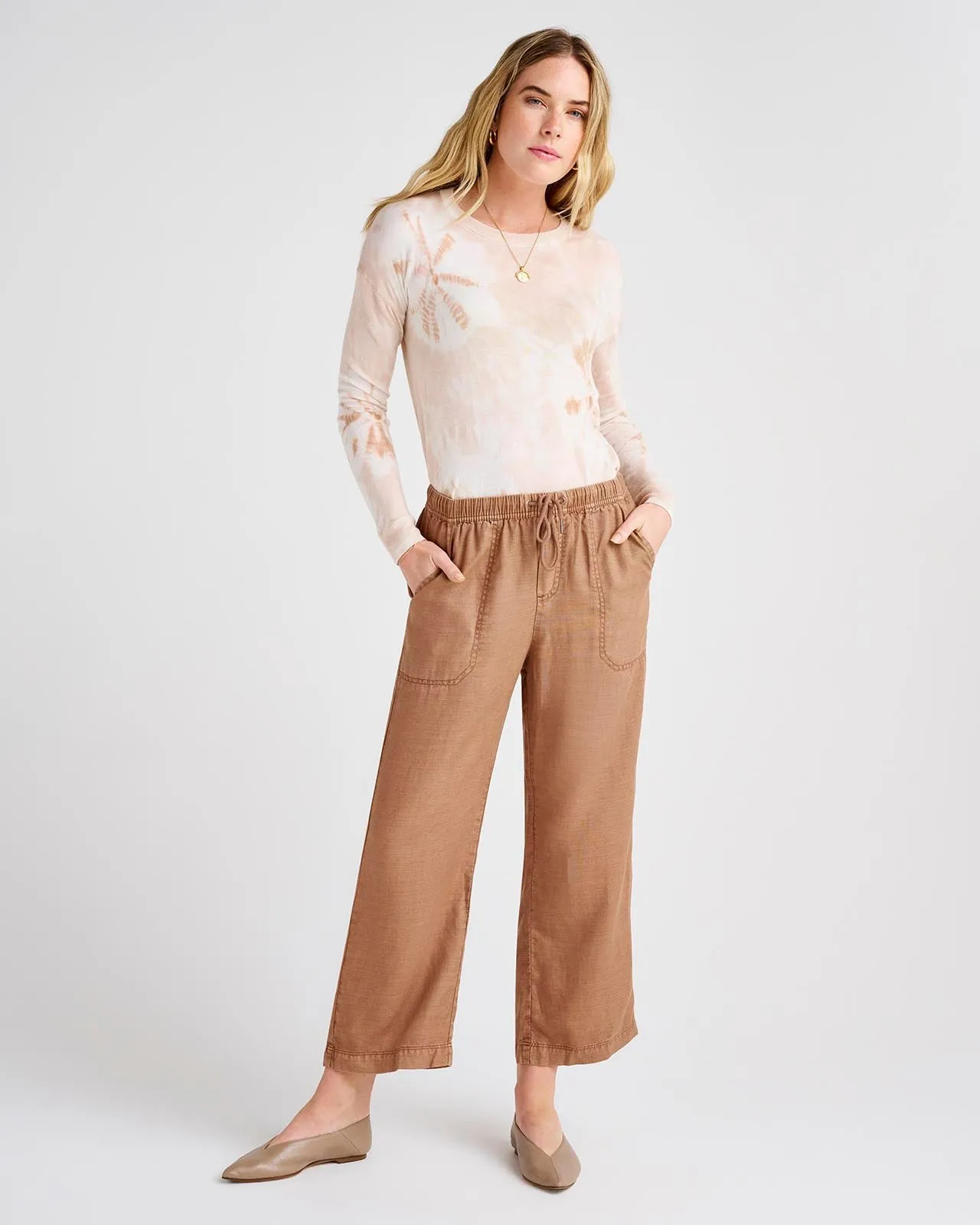 Angie Crop Wide Leg Pant