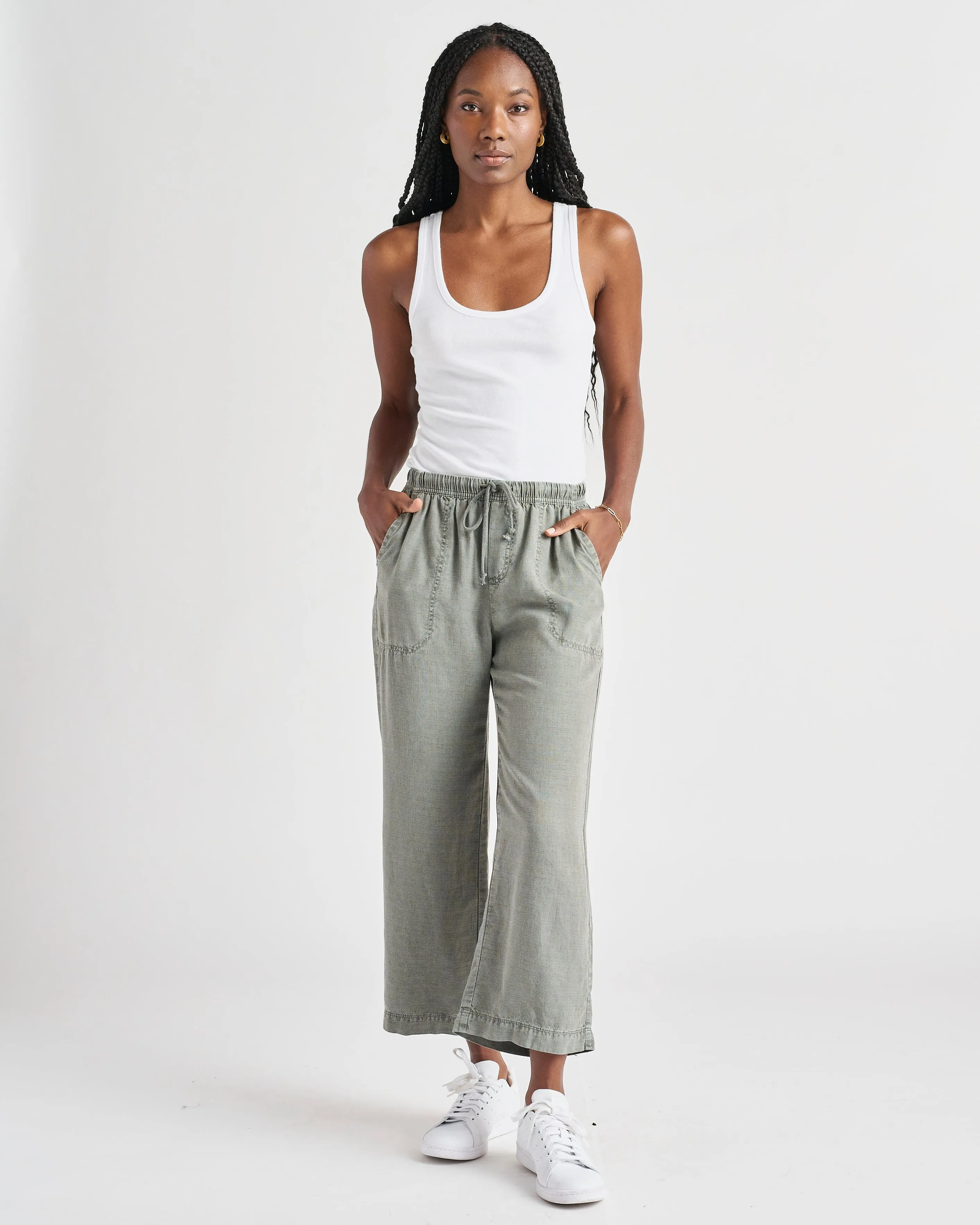 Angie Crop Wide Leg Pant