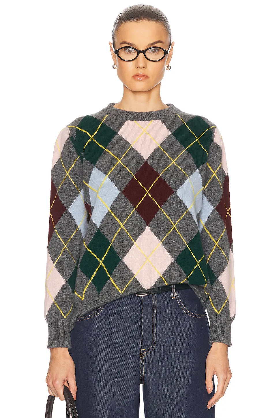 Argyle Crewneck Sweater