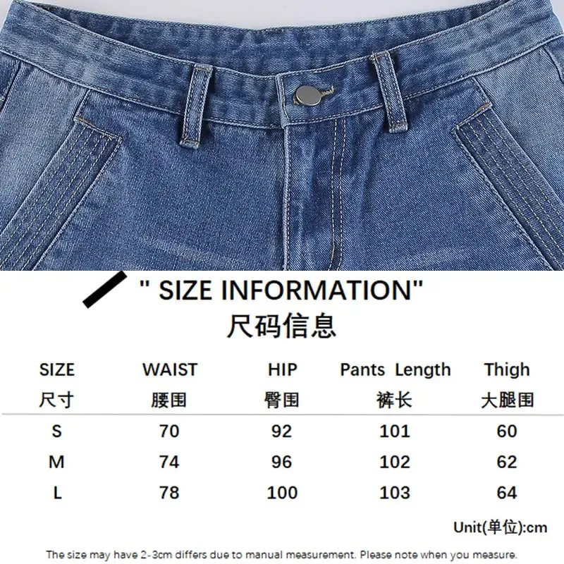 Baggy Printed Cargo Jeans^
