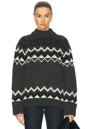 Bansha Fairisle Crewneck Sweater