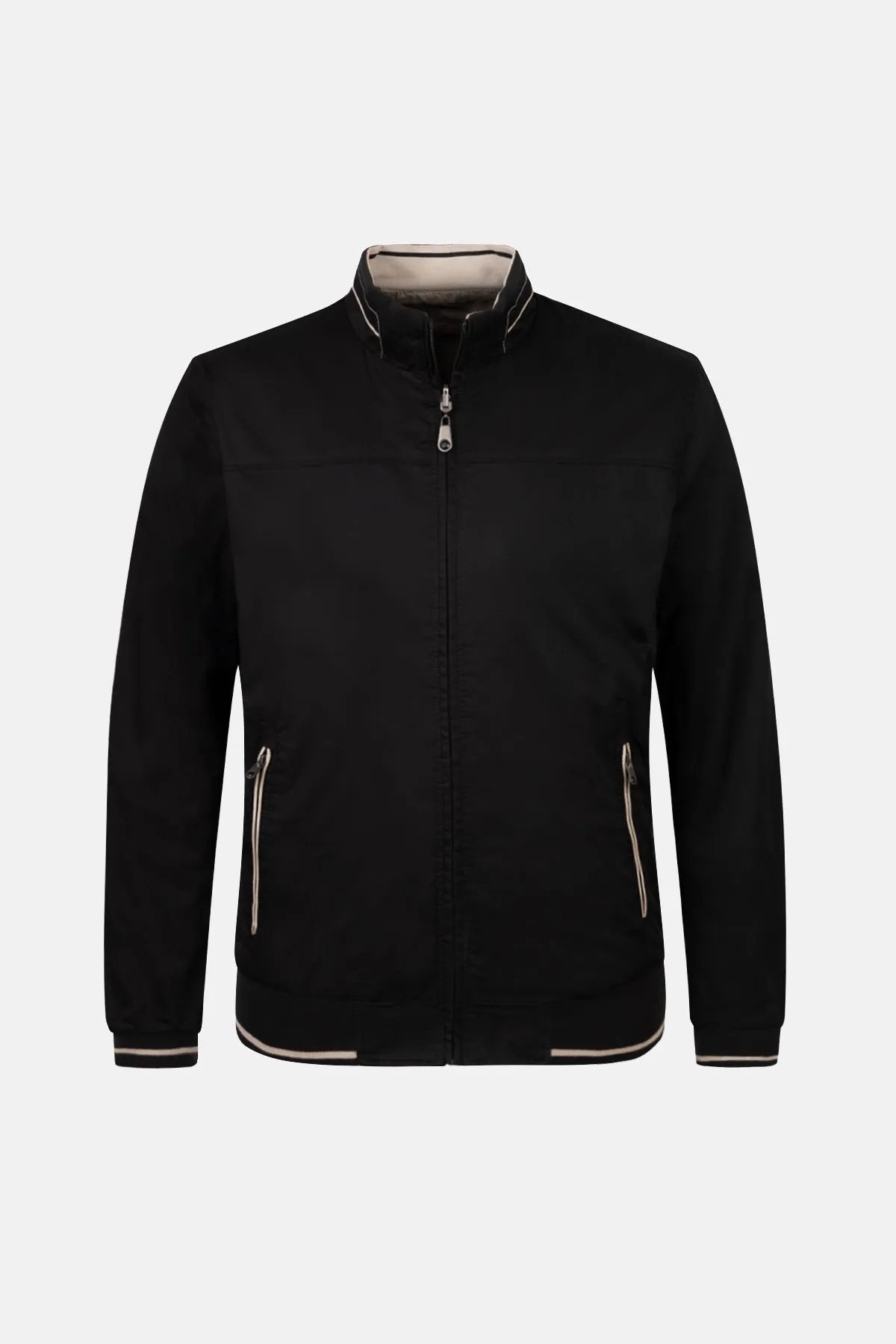 Black and Beige double-face Jacket