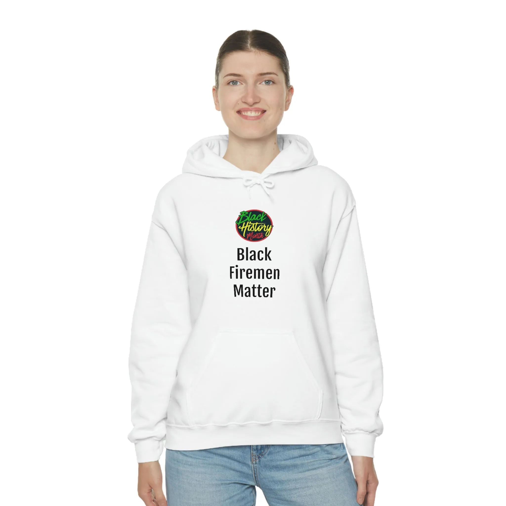 Black Firemen Matter Hooded Sweatshirt