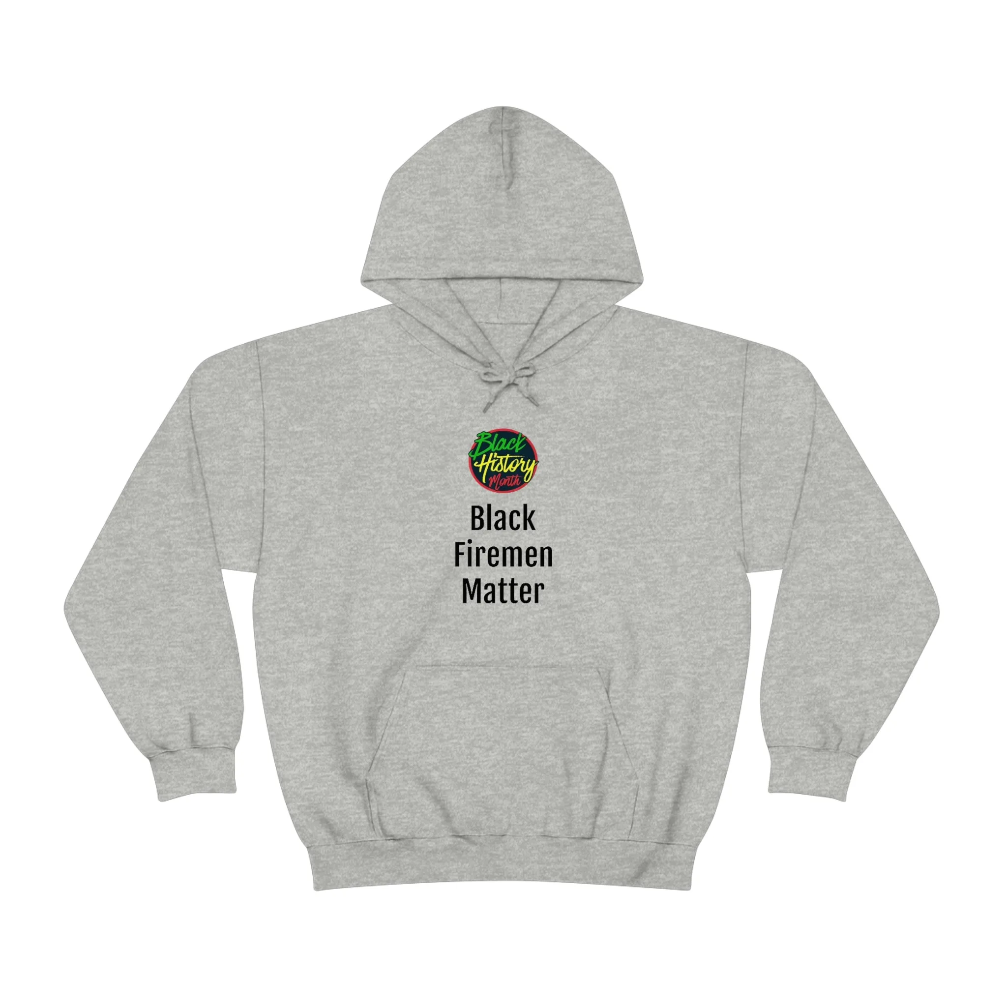 Black Firemen Matter Hooded Sweatshirt