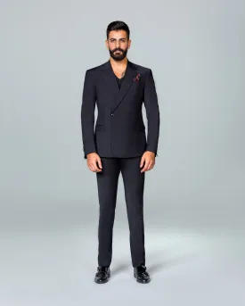 Black One-Button Suit Online UAE