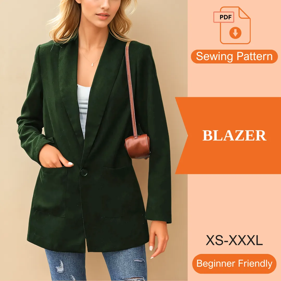 Blazer PDF Sewing Pattern