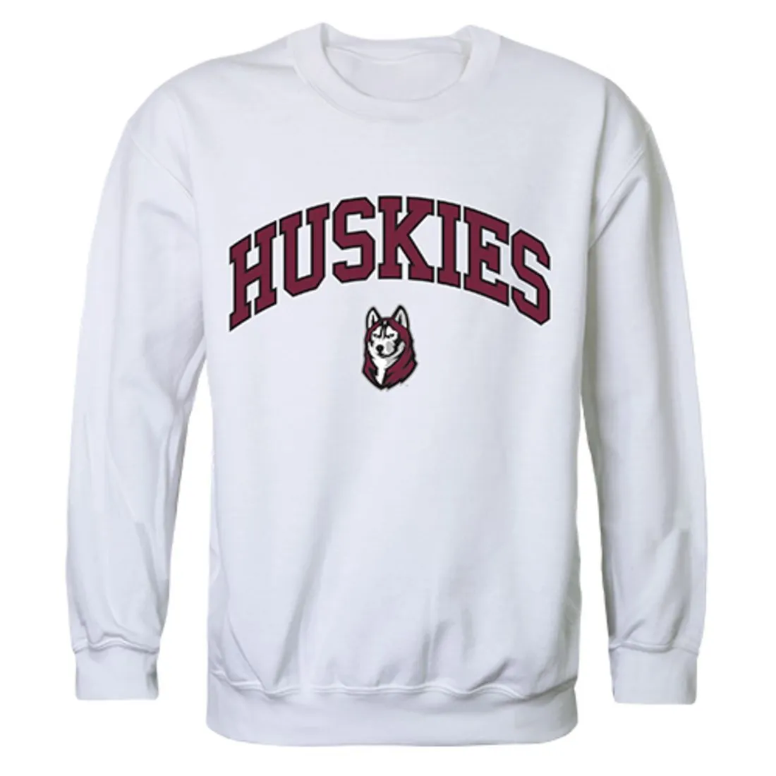 Bloomsburg University Campus Crewneck Pullover Sweatshirt Sweater White
