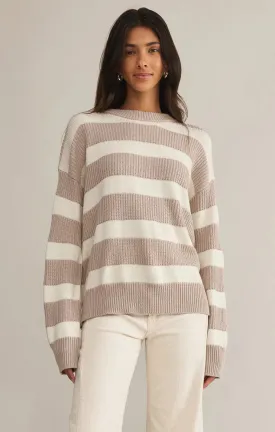 Boyfriend Relaxed Sailor Sweater - Parchment