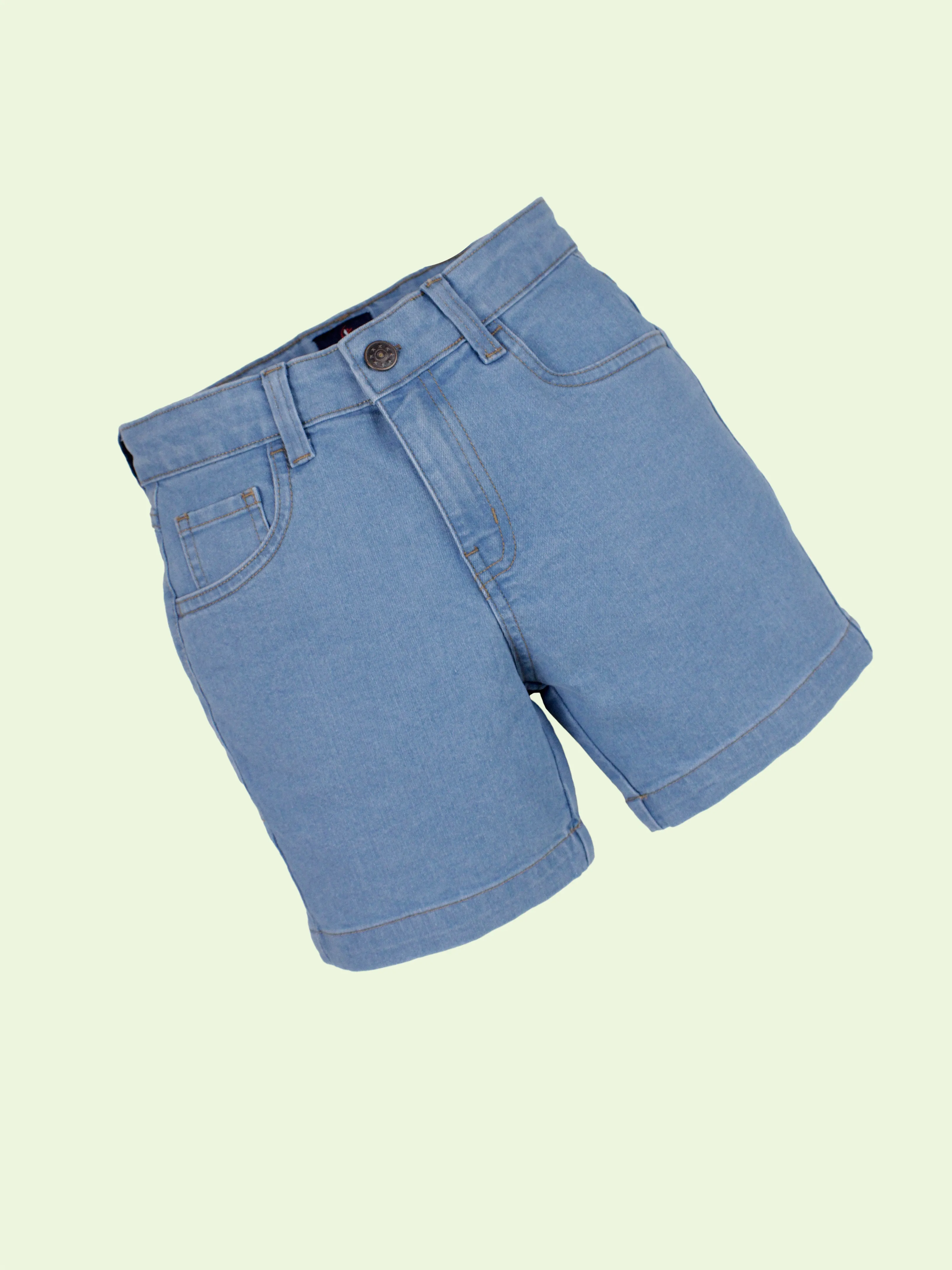 Boys Pack of 3 Solid Denim Shorts