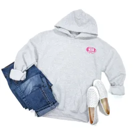 Breast Cancer Pink Football Hooded Sweatshirt
