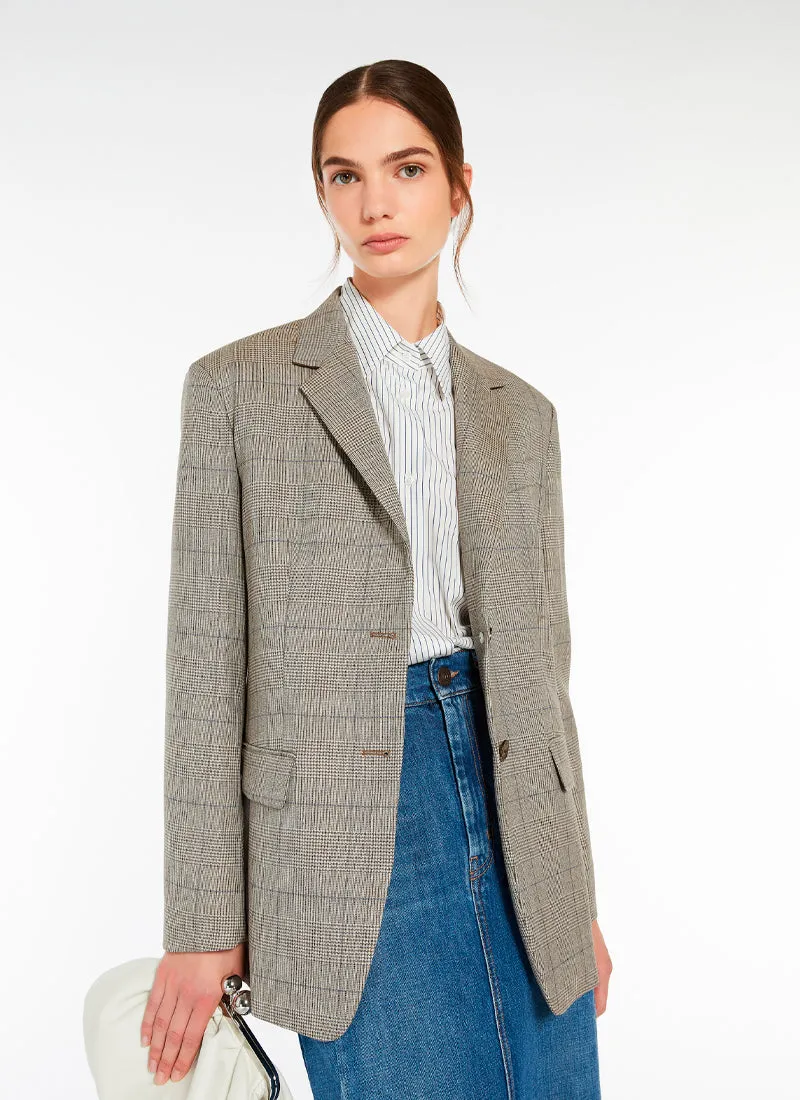 Burgos 2 Button Plaid Blazer