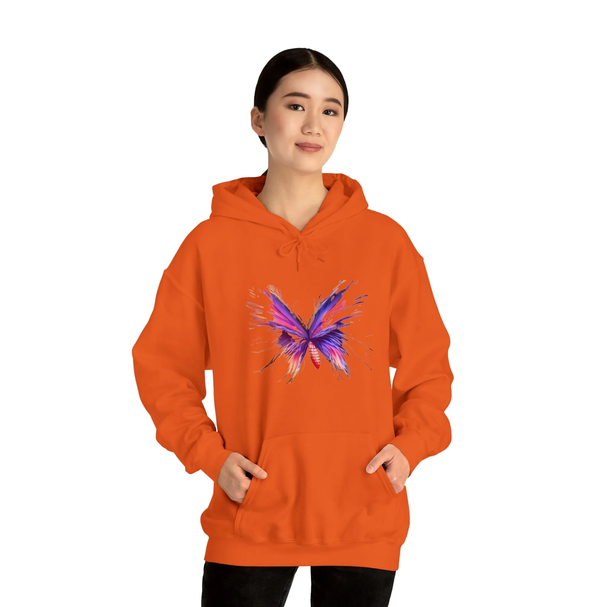 Butterfly Unisex Heavy Blend™ Hooded Sweatshirt