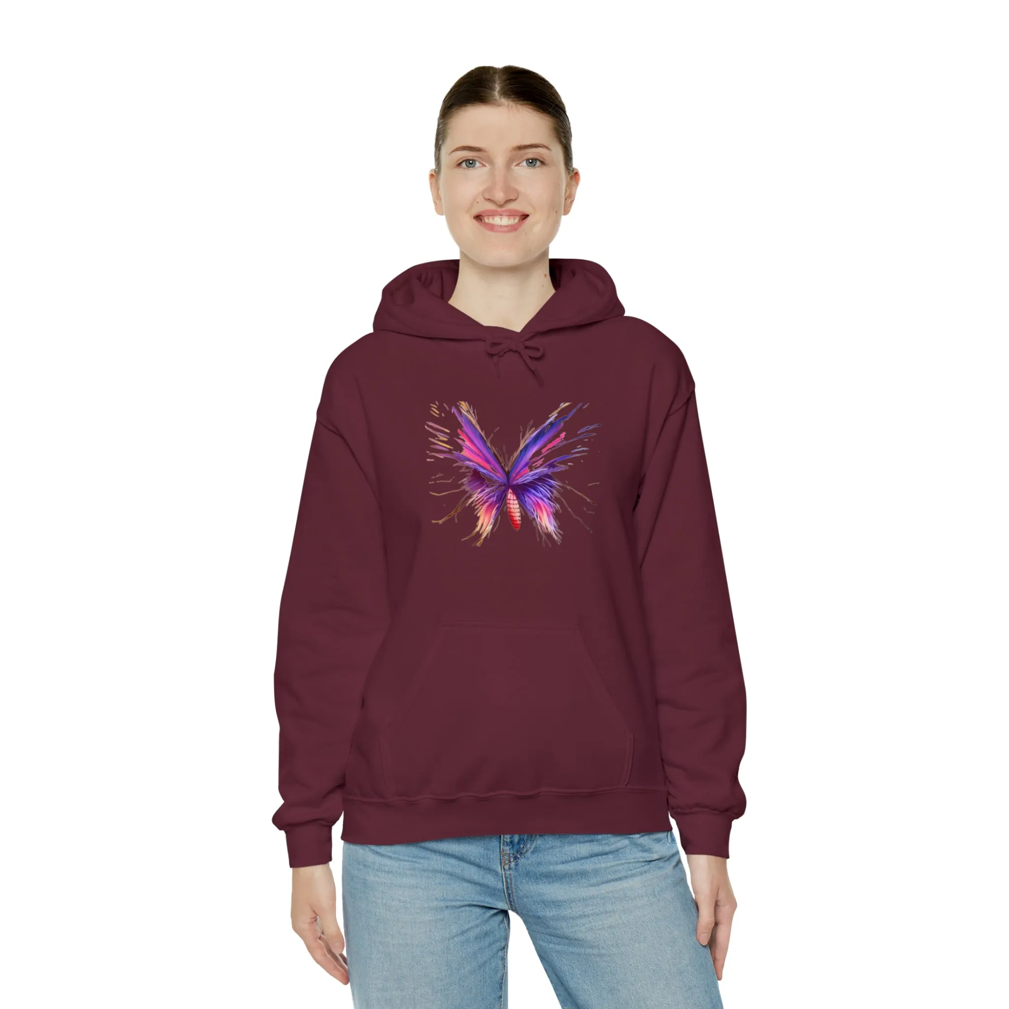 Butterfly Unisex Heavy Blend™ Hooded Sweatshirt