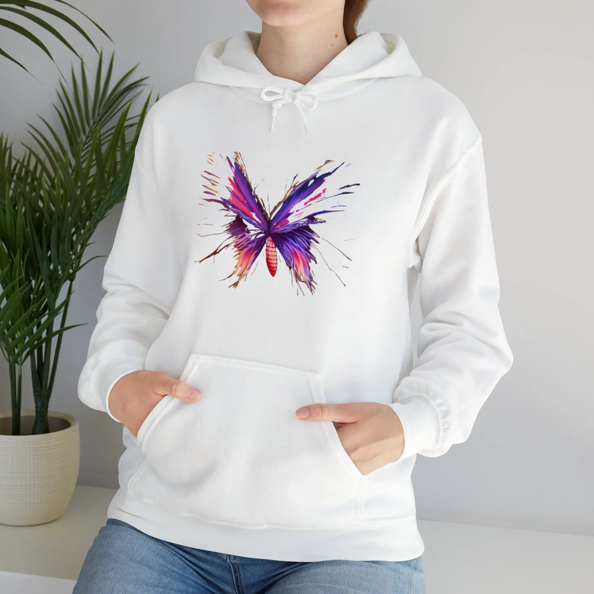 Butterfly Unisex Heavy Blend™ Hooded Sweatshirt