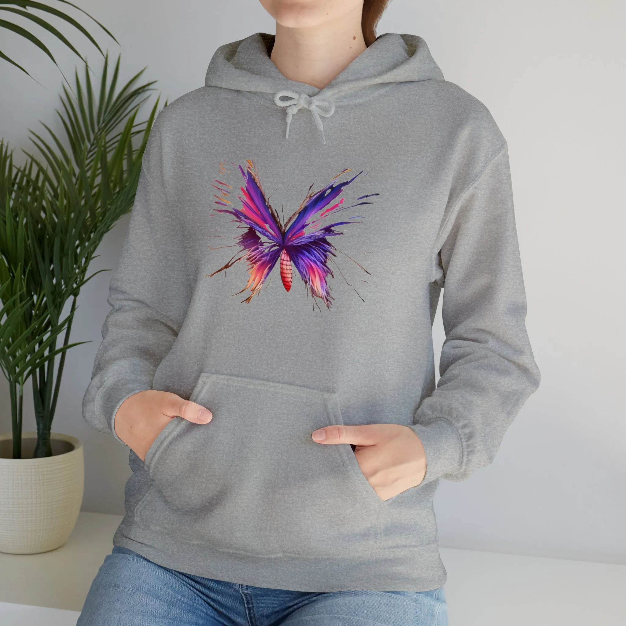 Butterfly Unisex Heavy Blend™ Hooded Sweatshirt