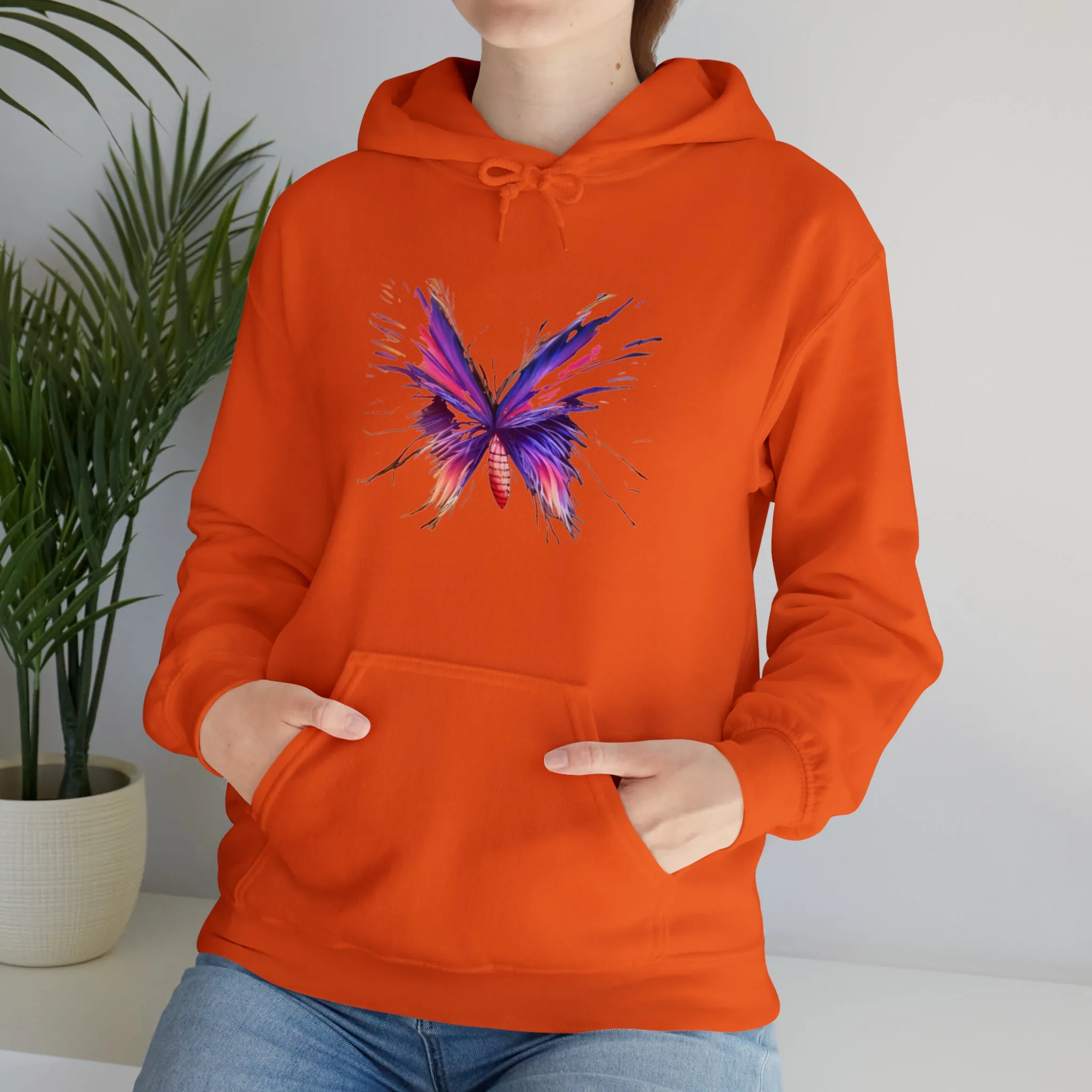 Butterfly Unisex Heavy Blend™ Hooded Sweatshirt