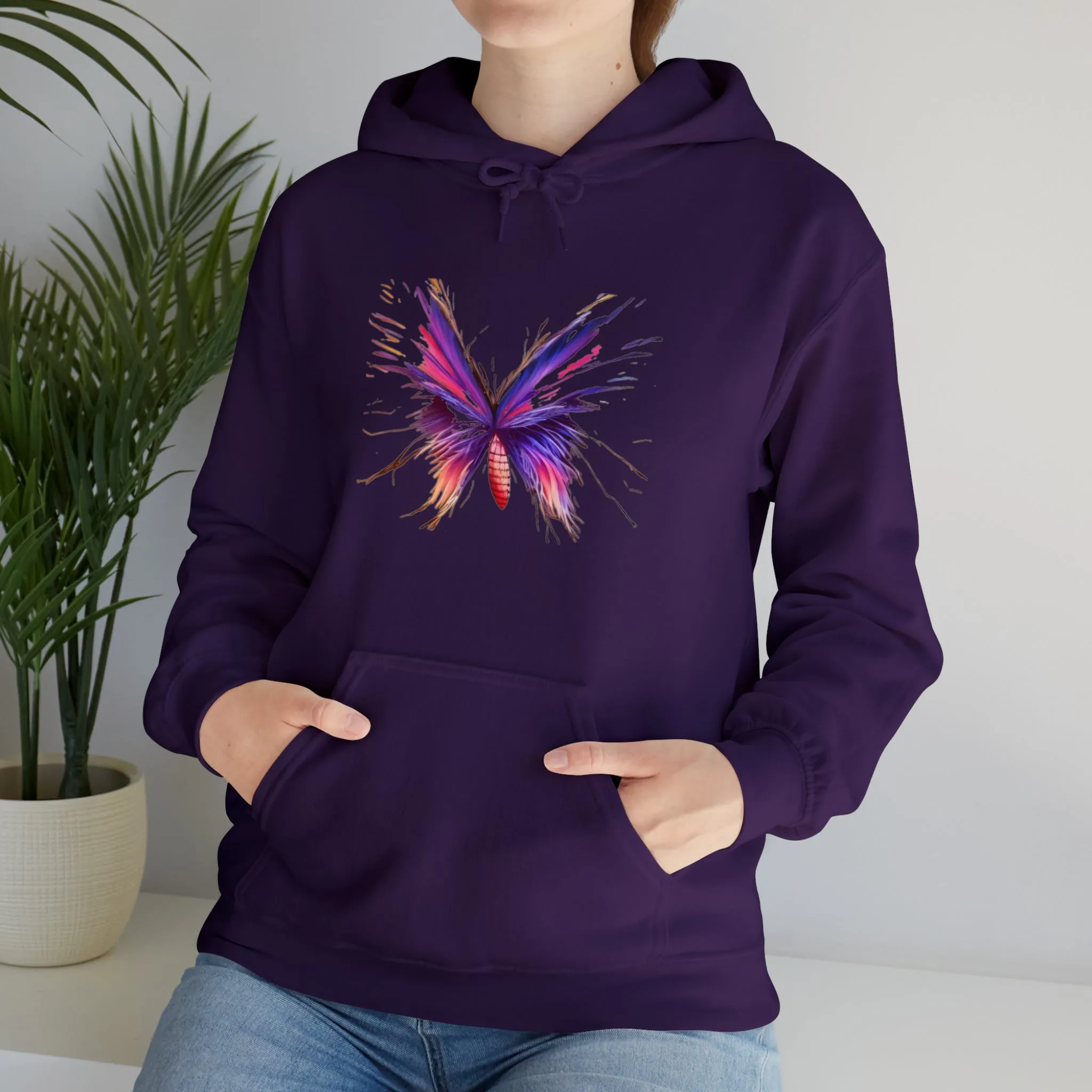 Butterfly Unisex Heavy Blend™ Hooded Sweatshirt
