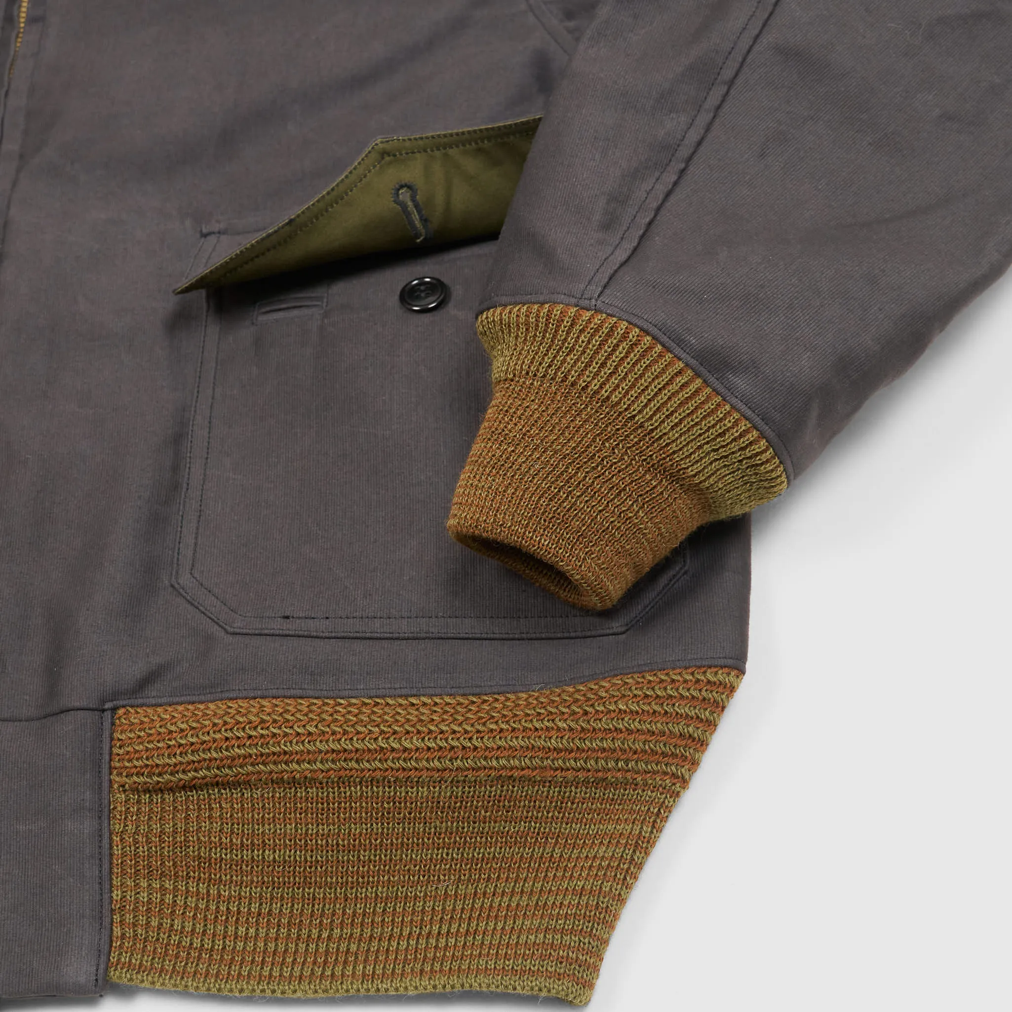 Buzz Rickson's G1 Jungle Cloth Shearling Collar Jacket