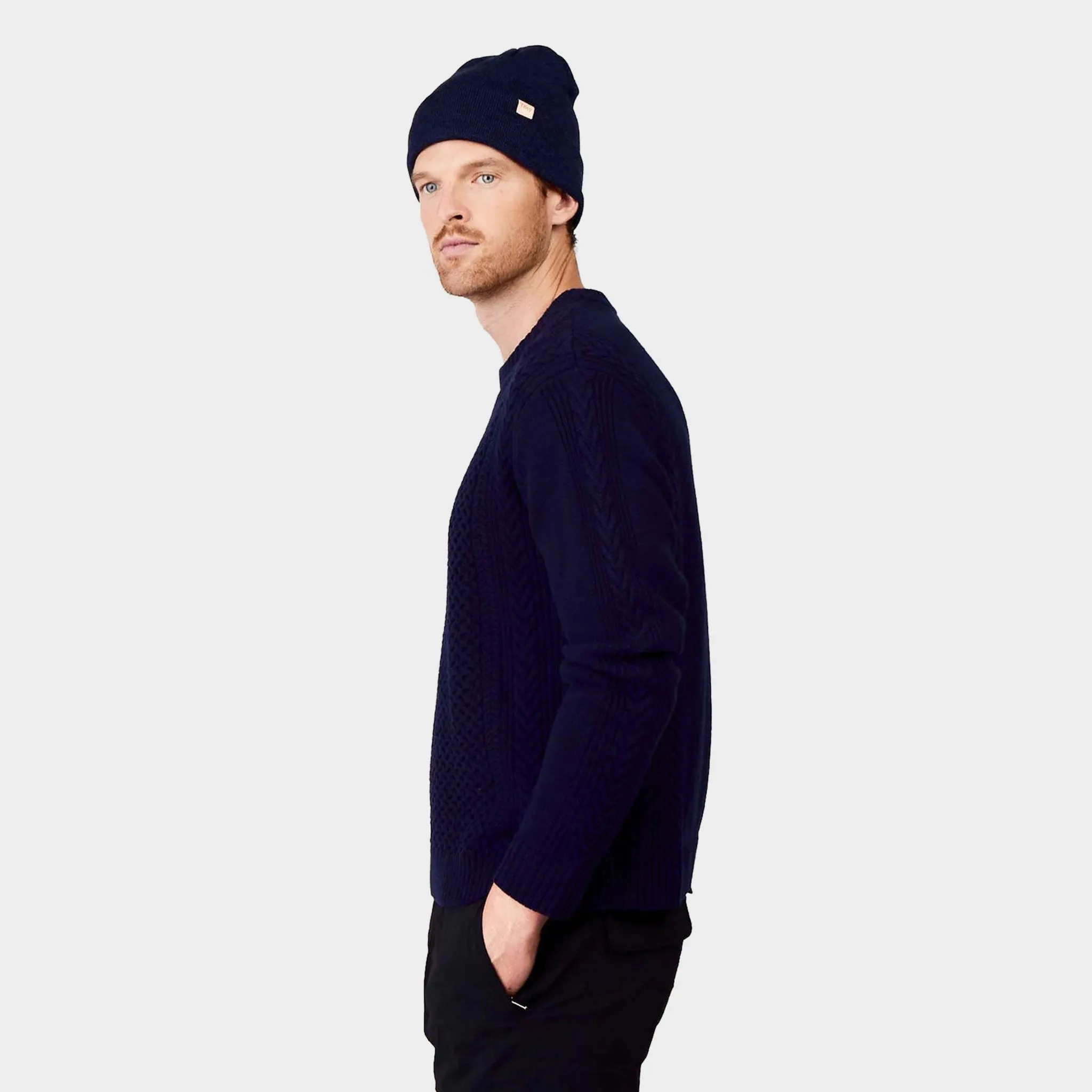 Cableknit Crewneck Sweater