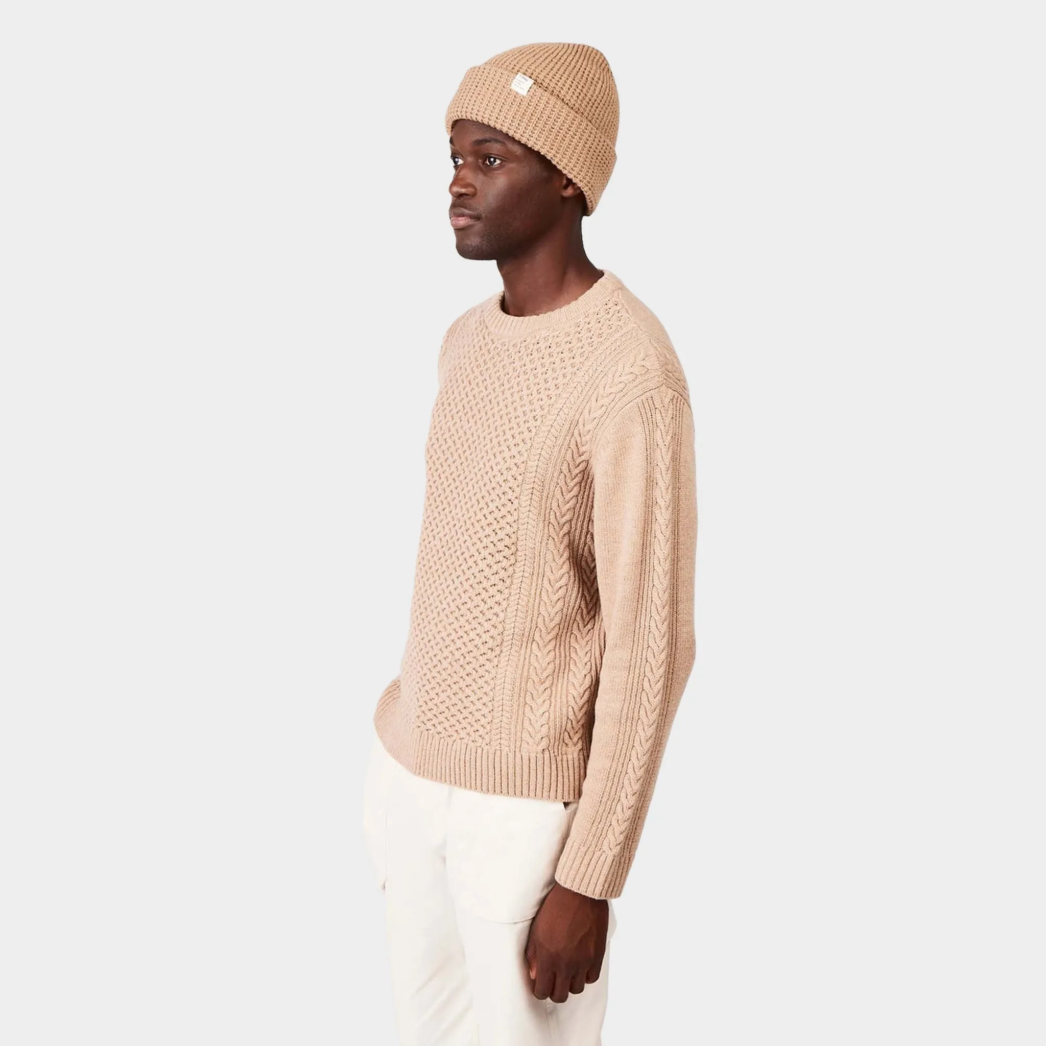 Cableknit Crewneck Sweater