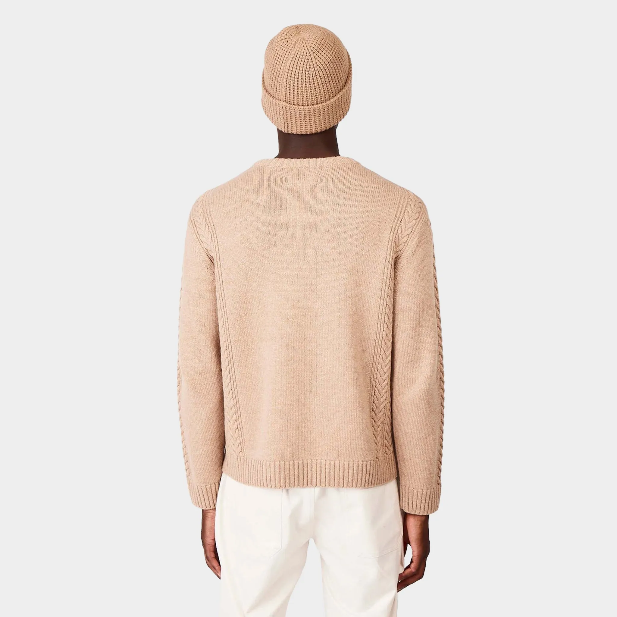 Cableknit Crewneck Sweater