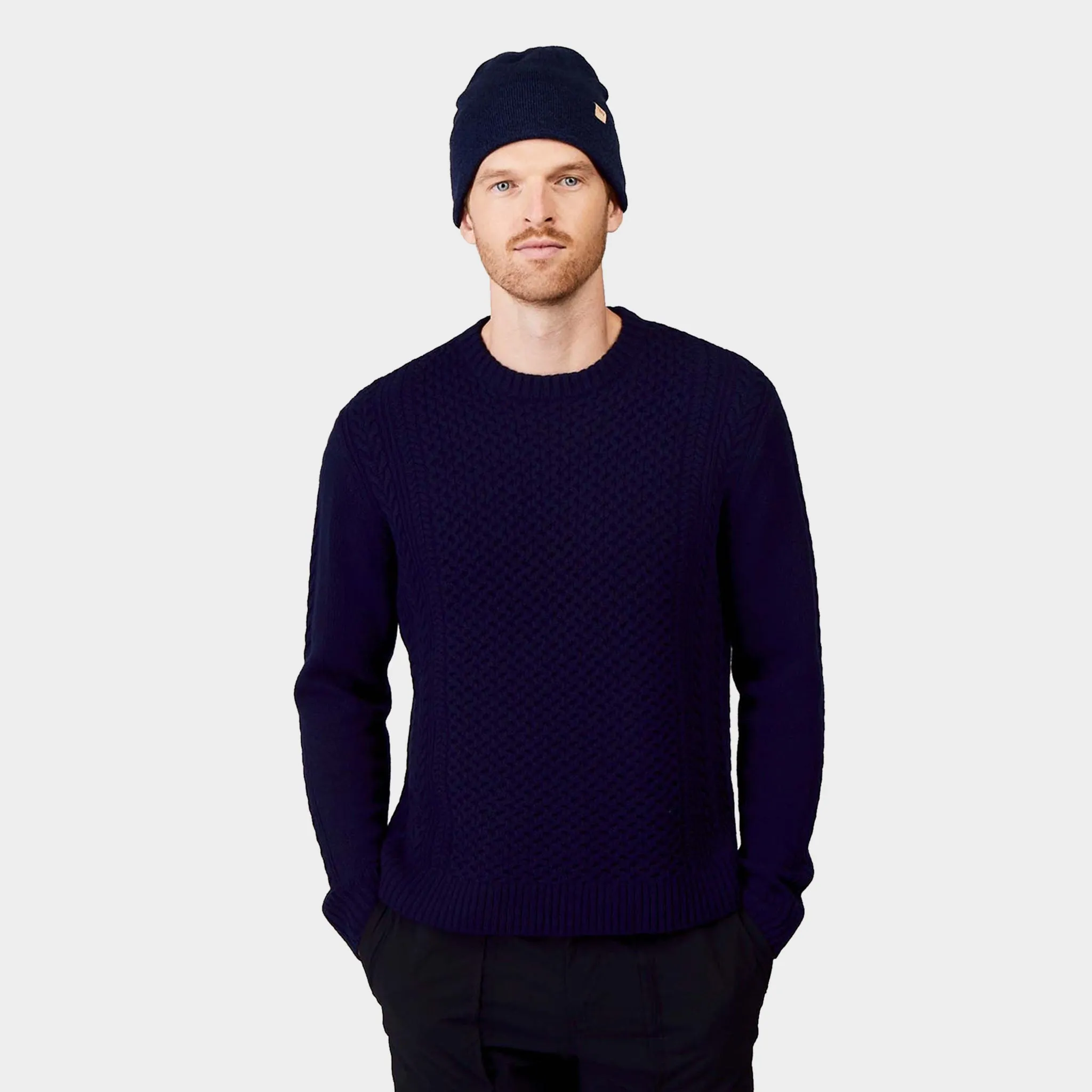 Cableknit Crewneck Sweater