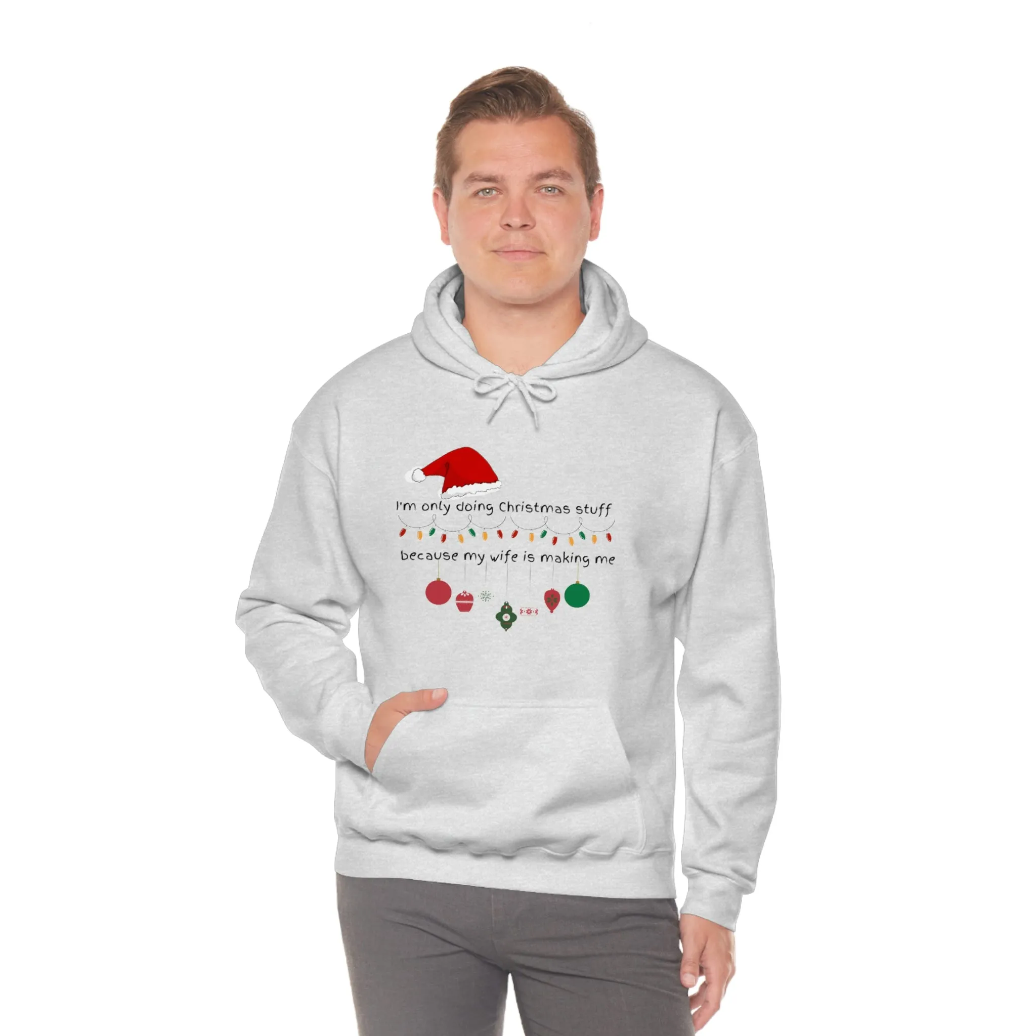 christmas stuff/wife Unisex Heavy Blend™ Hooded Sweatshirt