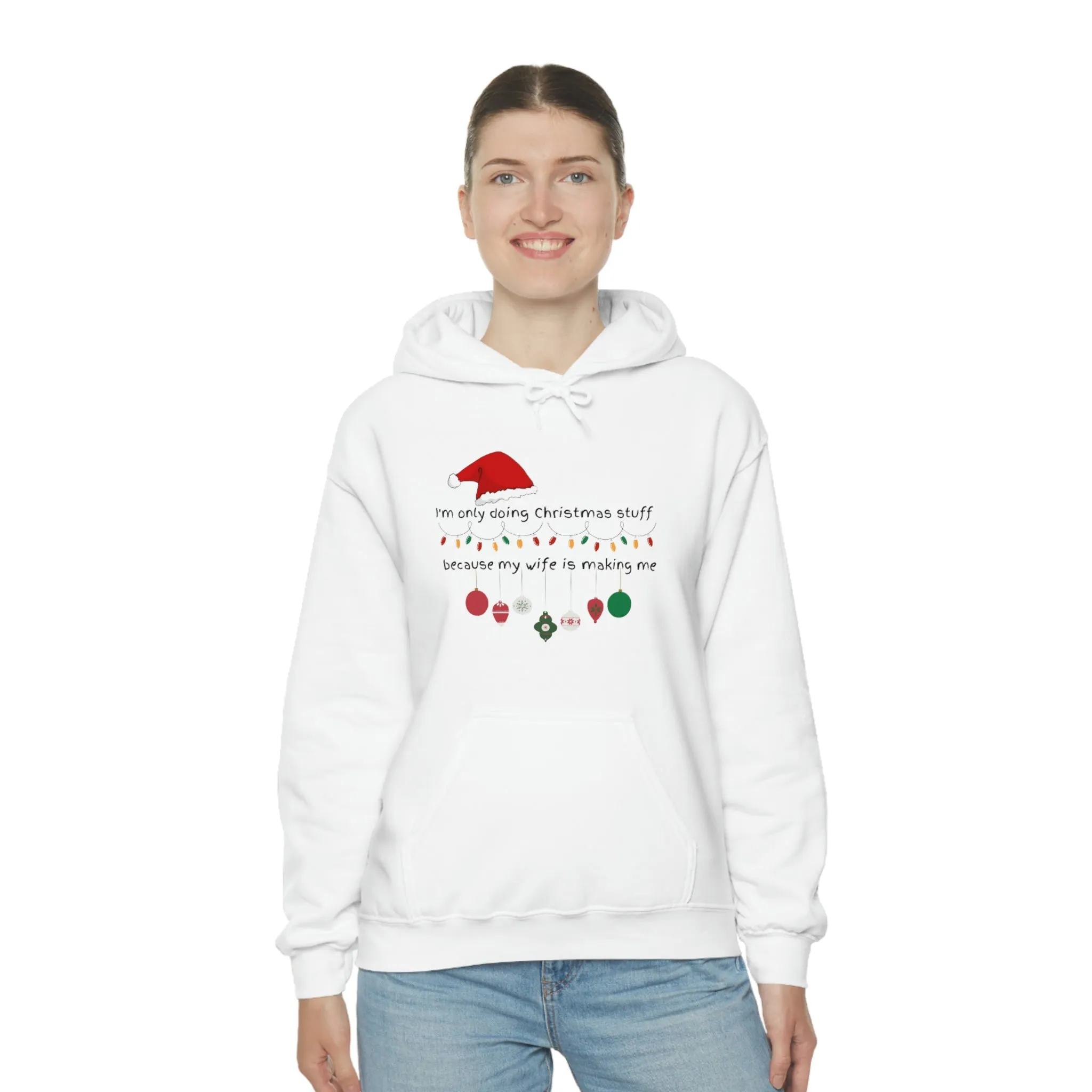 christmas stuff/wife Unisex Heavy Blend™ Hooded Sweatshirt