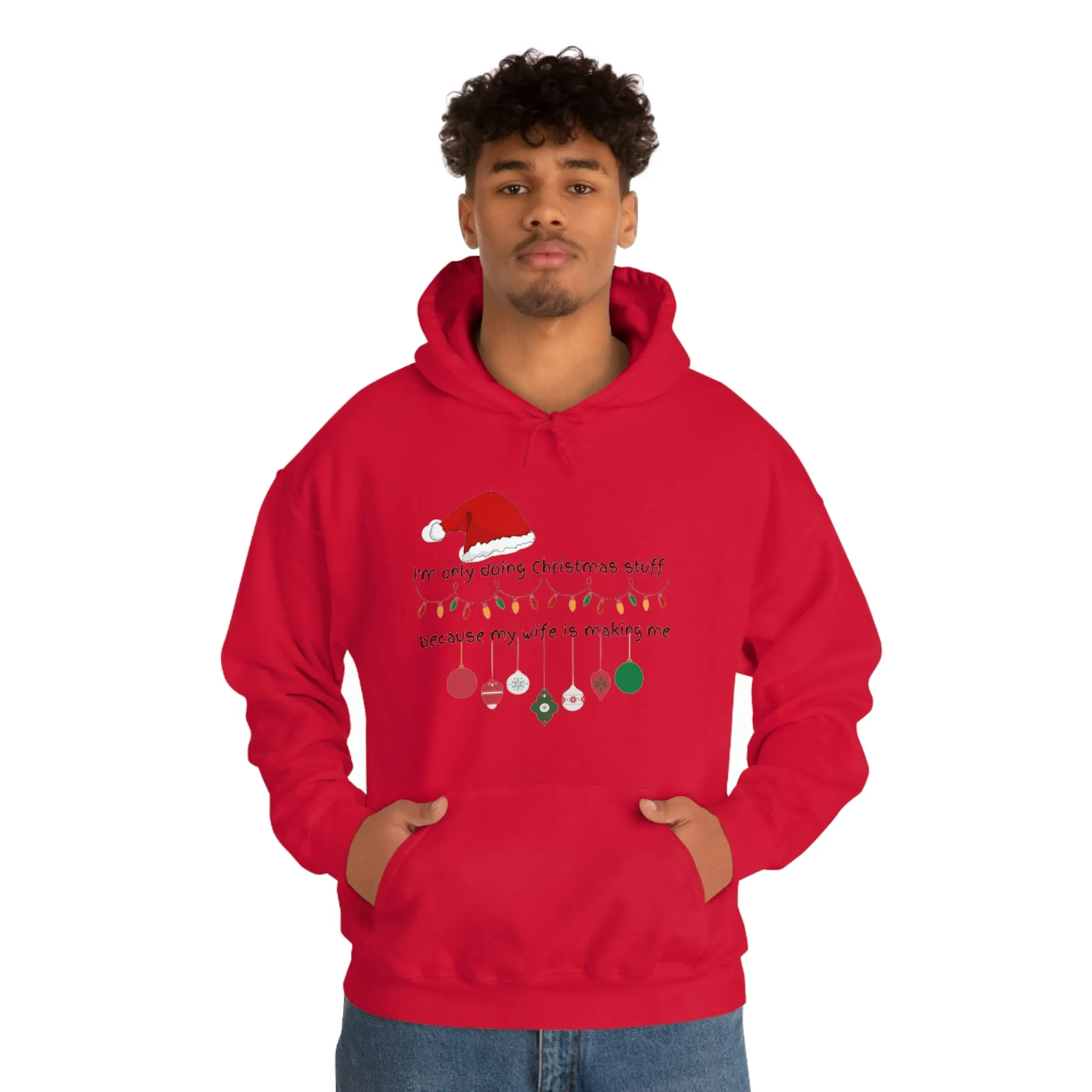 christmas stuff/wife Unisex Heavy Blend™ Hooded Sweatshirt
