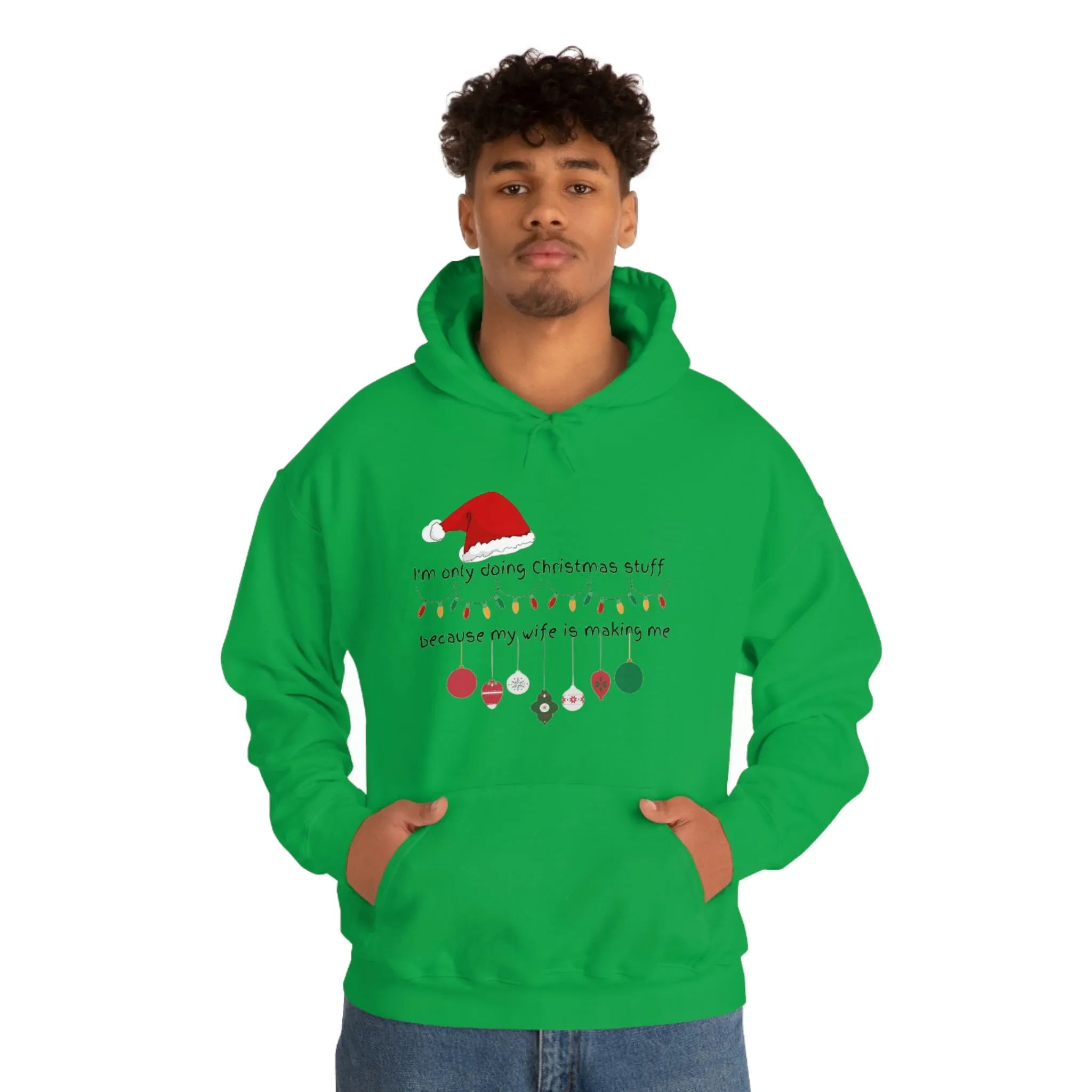 christmas stuff/wife Unisex Heavy Blend™ Hooded Sweatshirt