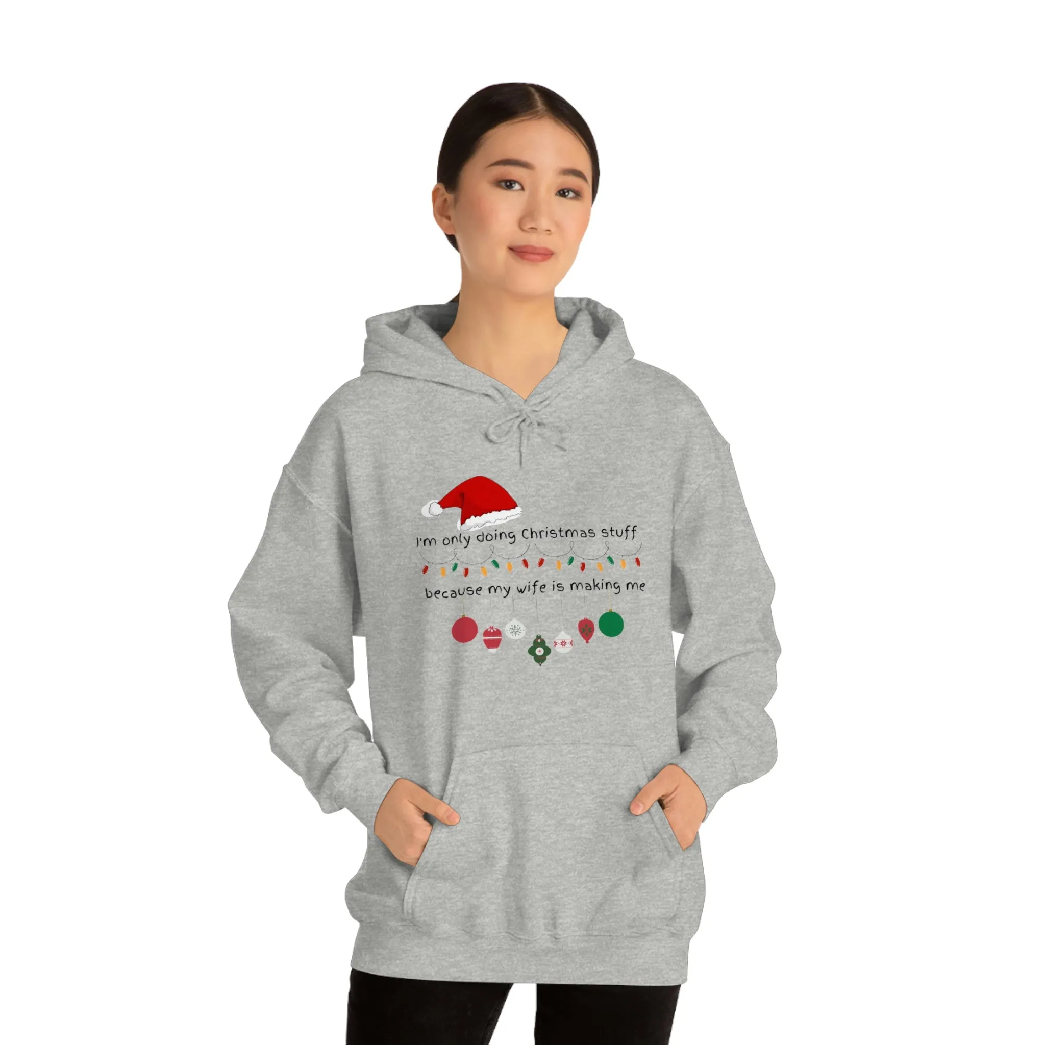 christmas stuff/wife Unisex Heavy Blend™ Hooded Sweatshirt